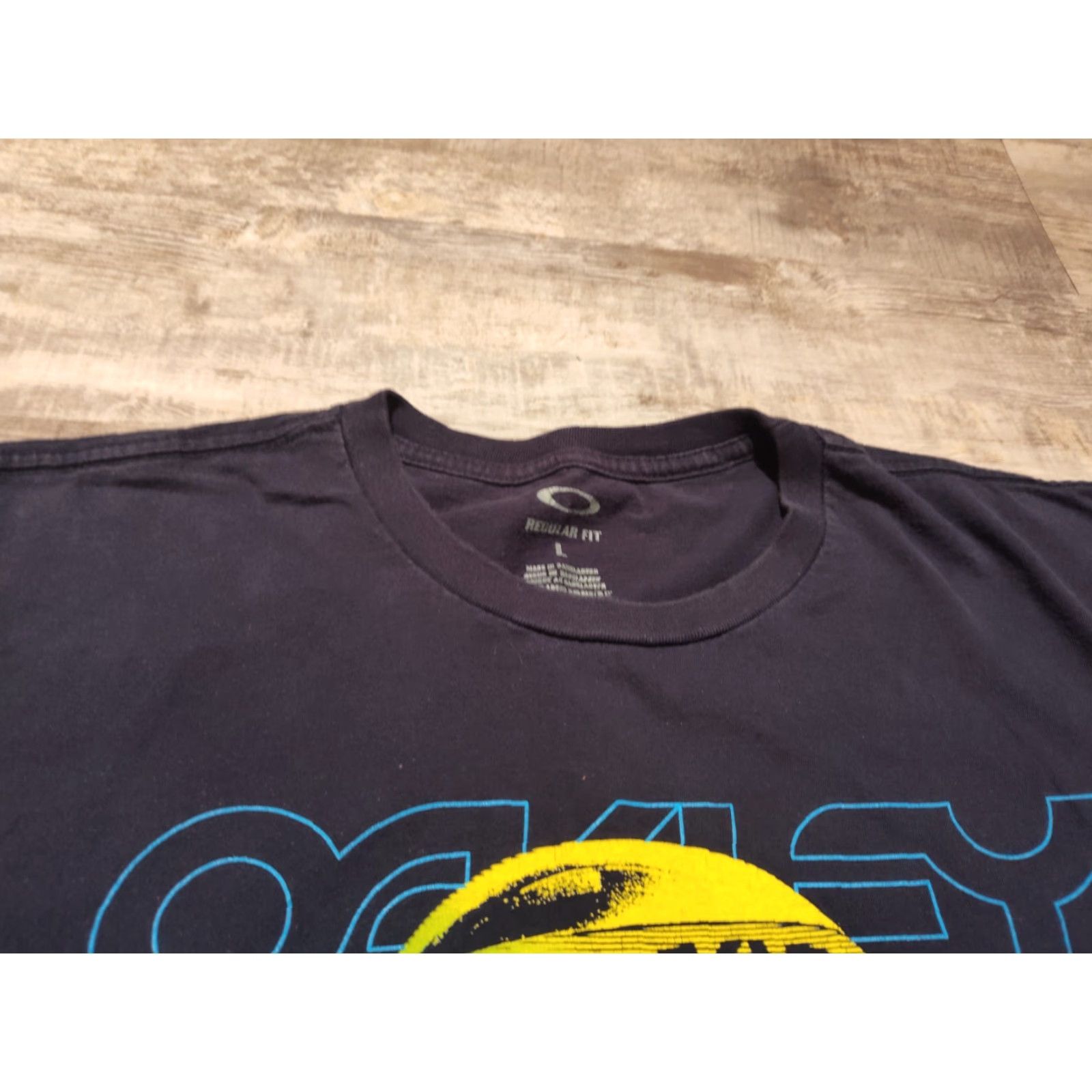 Oakley VINTAGE Oakley T-Shirt Men Large Black Factory Pilot Graphic Print Summer Spring Fall Size US L / EU 52-54 / 3 - 4 Thumbnail