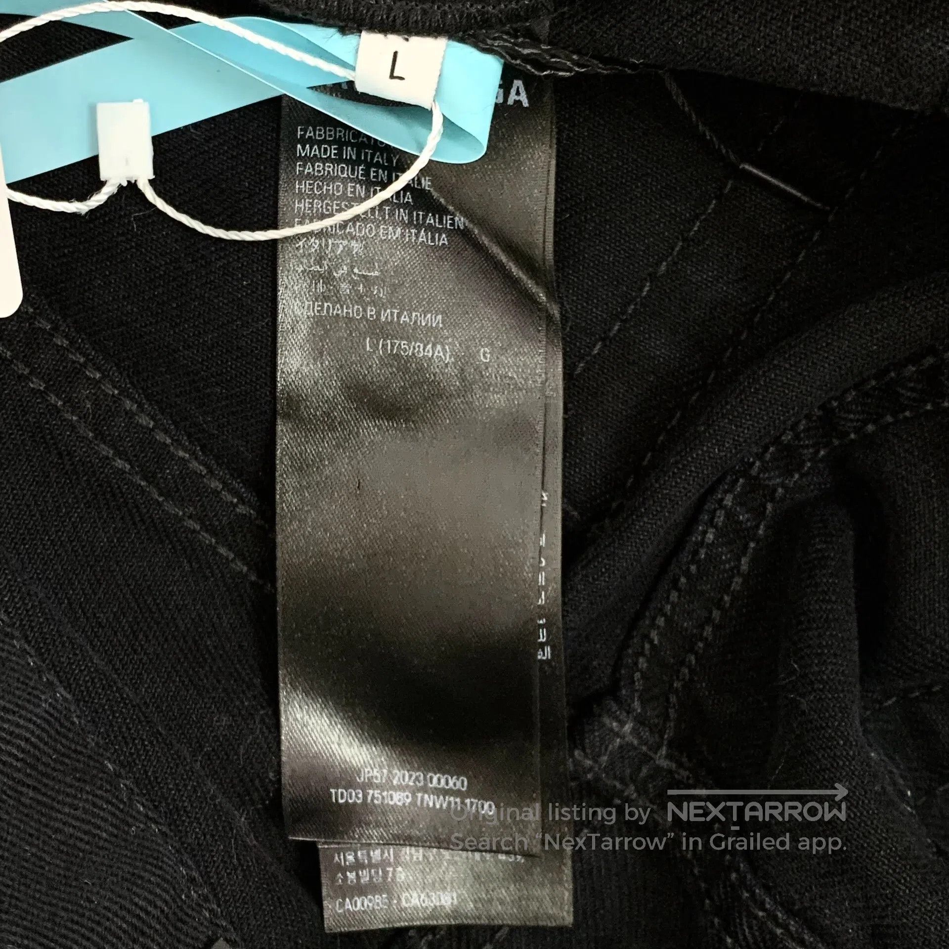Balenciaga Balenciaga size L Black cotton casual denim long pants| Size US 27 - 7 Thumbnail