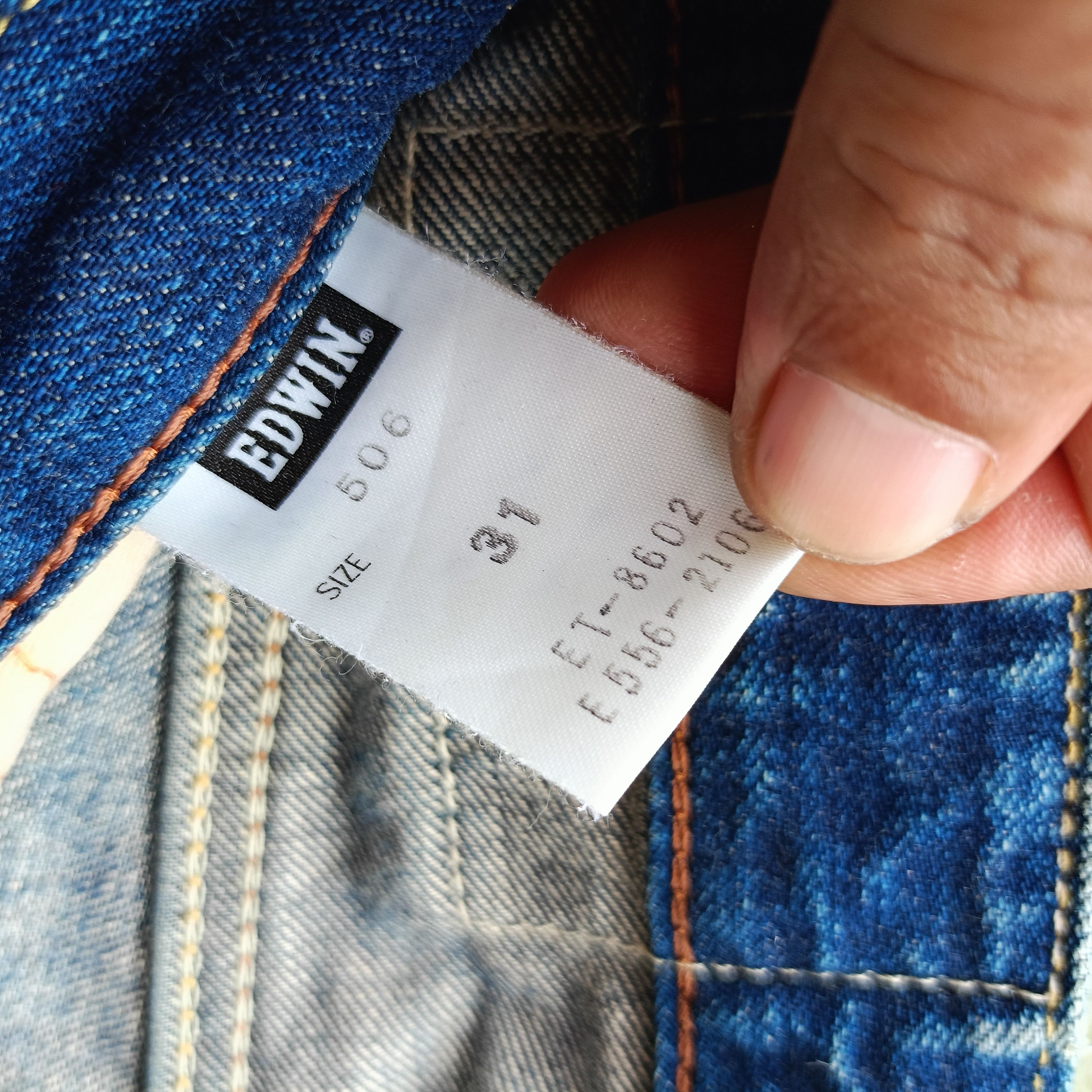 Edwin Edwin 506 Skinny Slim Distressed Denim Size US 34 / EU 50 - 18 Thumbnail