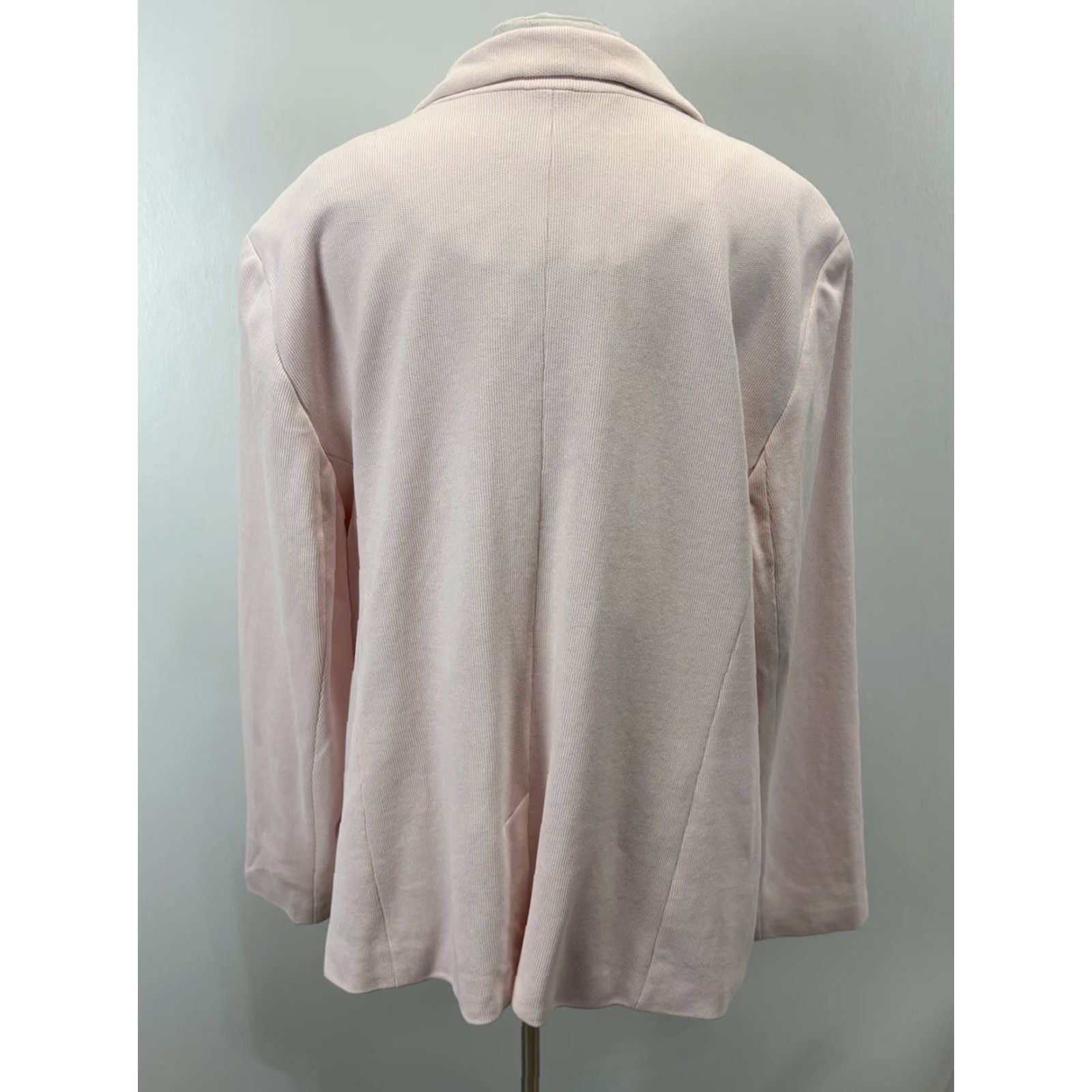 Talbots Talbots Blazer Women 26W Pink Cotton Career Womens Size 4XL / US 24-26 - 3 Thumbnail