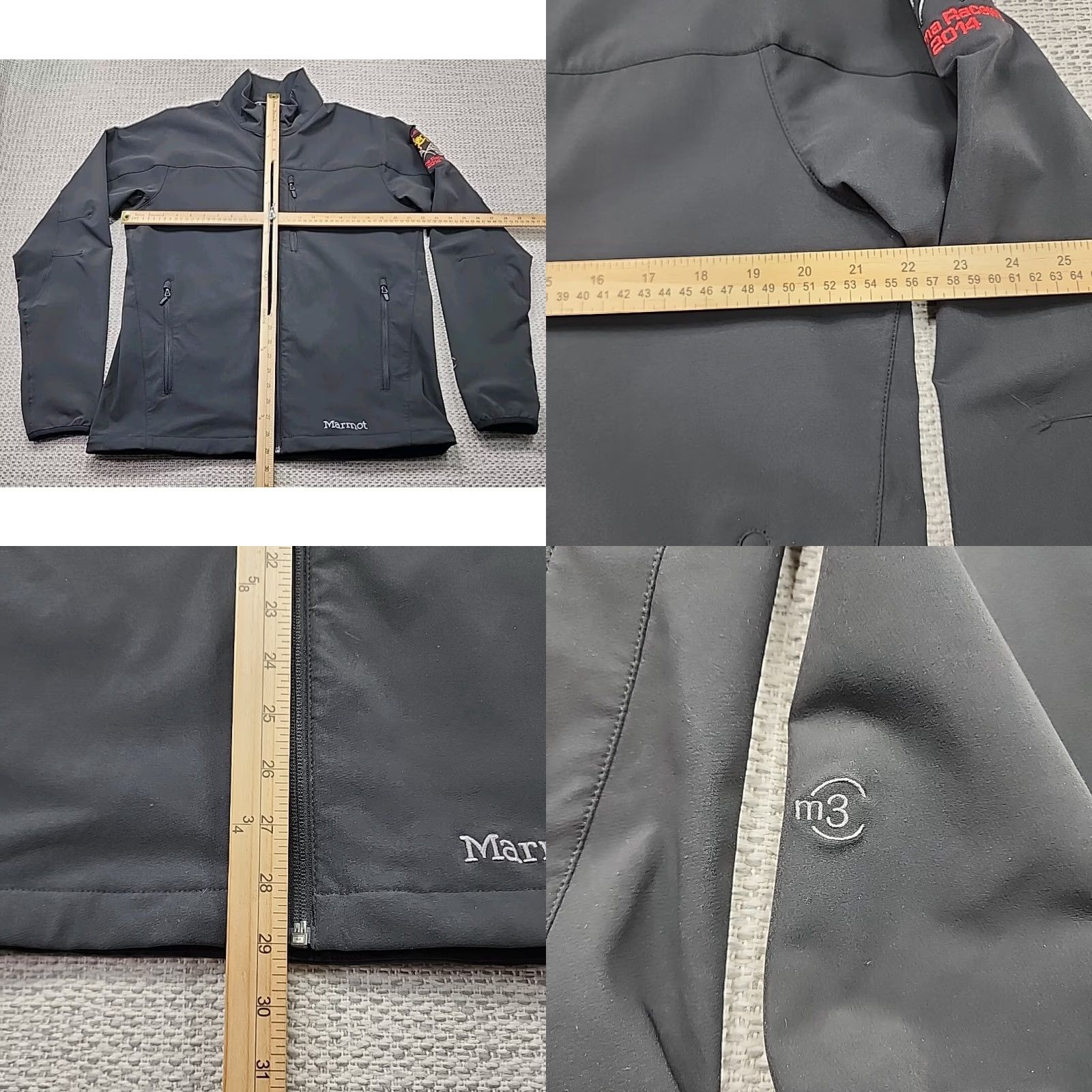 Marmot Marmot Jacket Mens L Full Zip Outdoor Mock Neck Activewear Black Sonoma Raceway Jacket Size US L / EU 52-54 / 3 - 8 Thumbnail