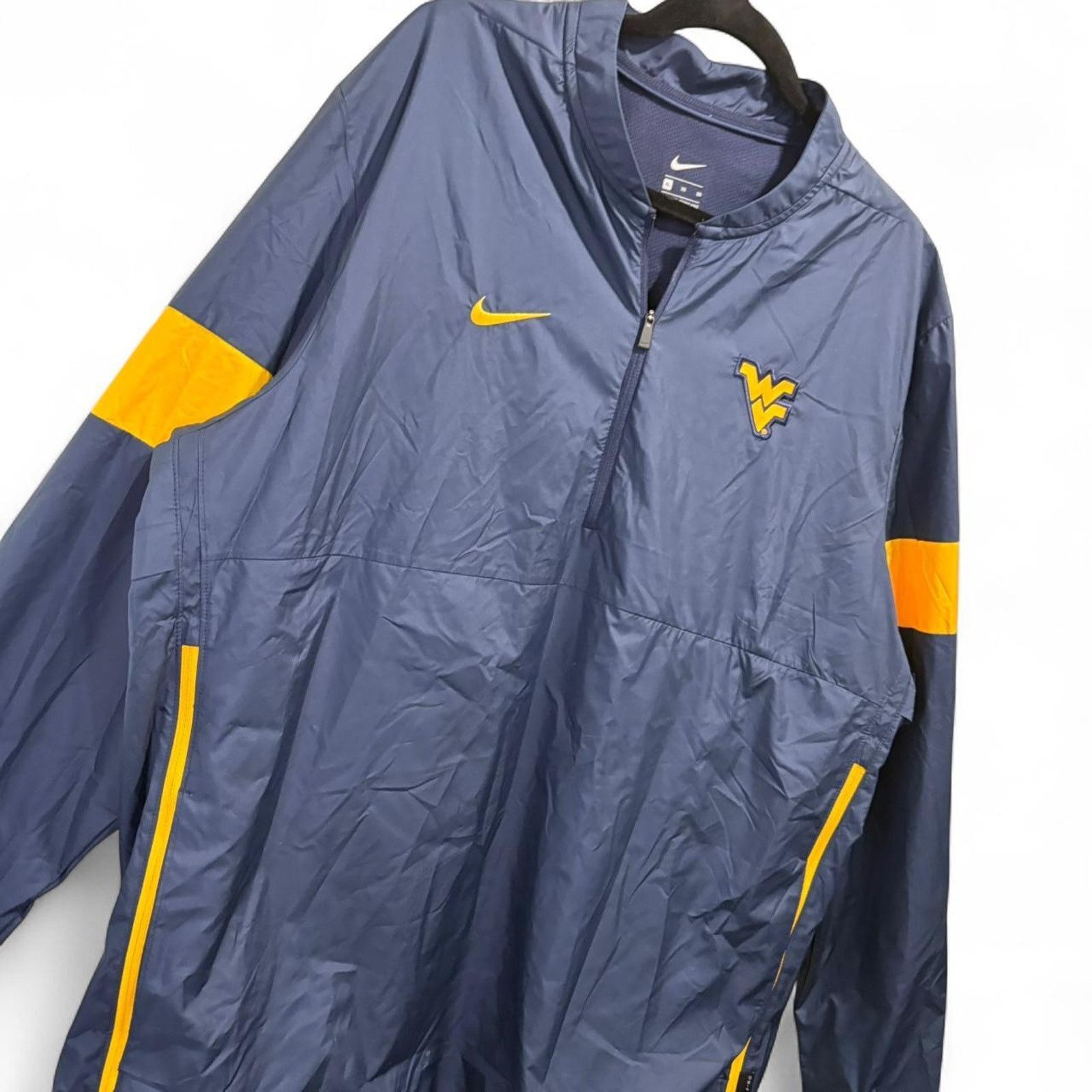 Nike Nike 2000s west virginia mountaineers windbreaker jacket Size US XL / EU 56 / 4 - 2 Thumbnail