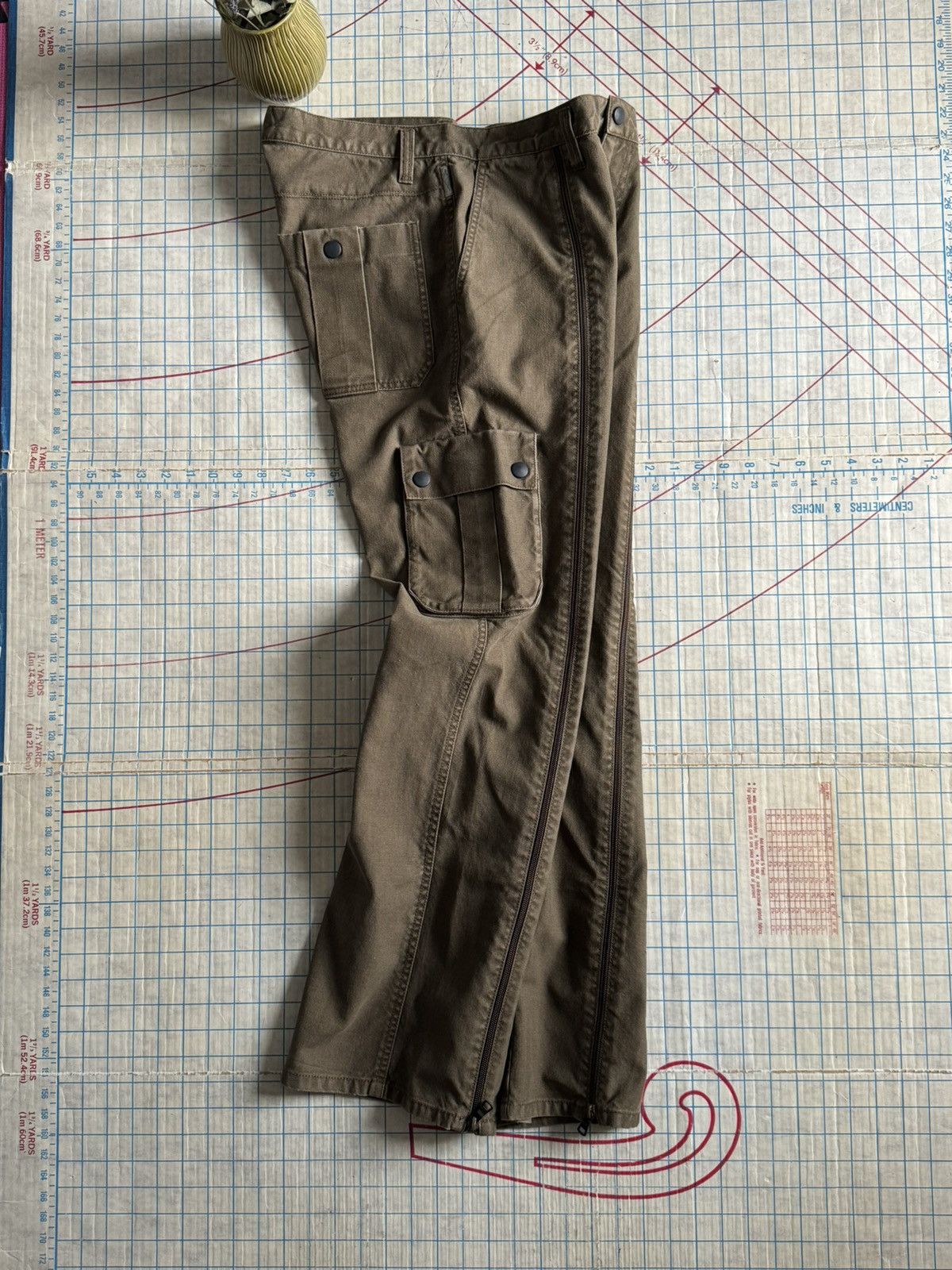 Armani Exchange Vintage Wide Leg Armani Exchange Adjustable Zipper Pants A/X Size US 32 / EU 48 - 10 Thumbnail