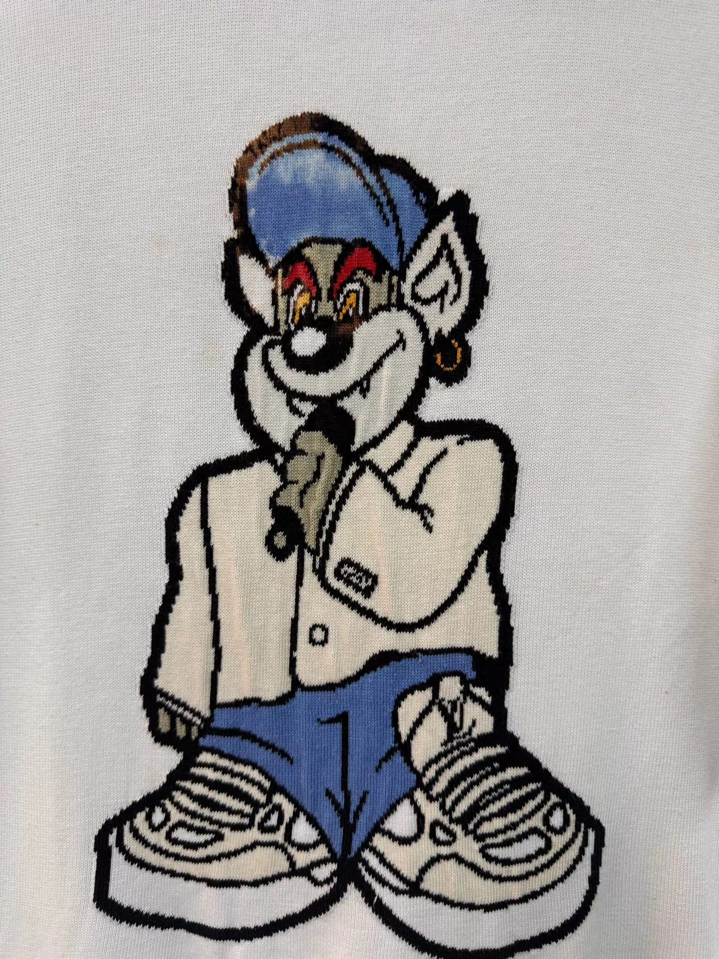 Louis Vuitton LV Singing Wolfman Short Sleeve Tee Size US M / EU 48-50 / 2 - 5 Thumbnail