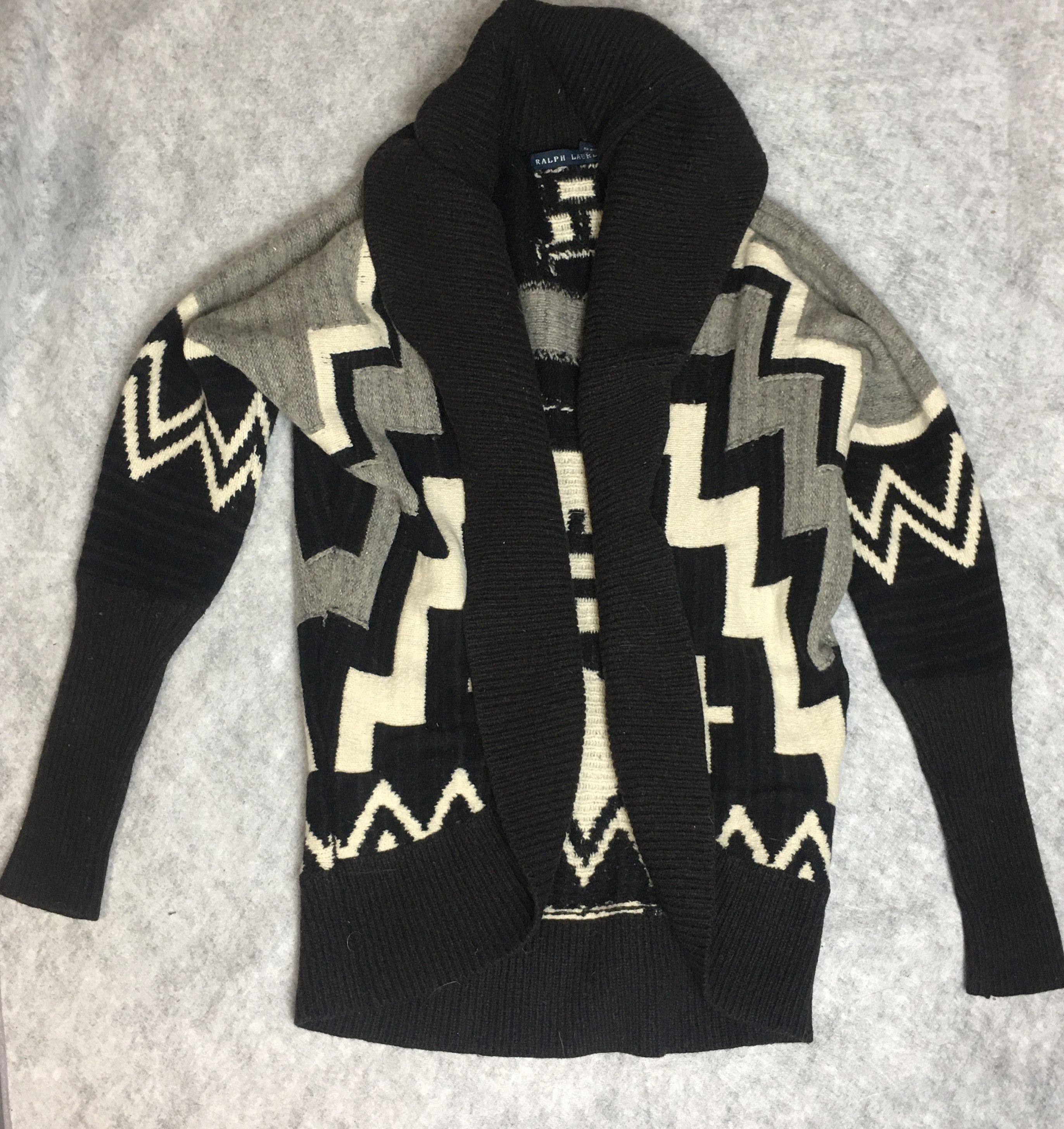 Ralph Lauren Ralph Lauren Aztec Indian Wool Silk Cashmere Cardigan M Size M / US 6-8 / IT 42-44 - 6 Thumbnail