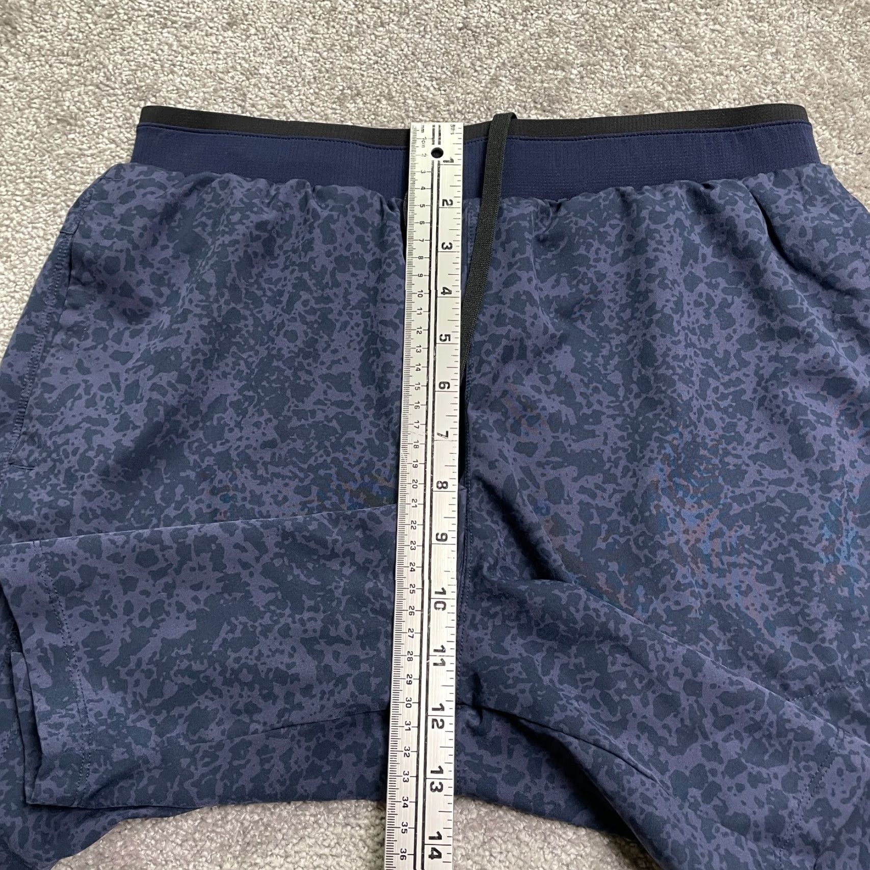 Fabletics Fabletics Shorts Men M Blue Elastic Drawstring Active Gym Athletic 29x7.5 Size US 31 - 7 Thumbnail