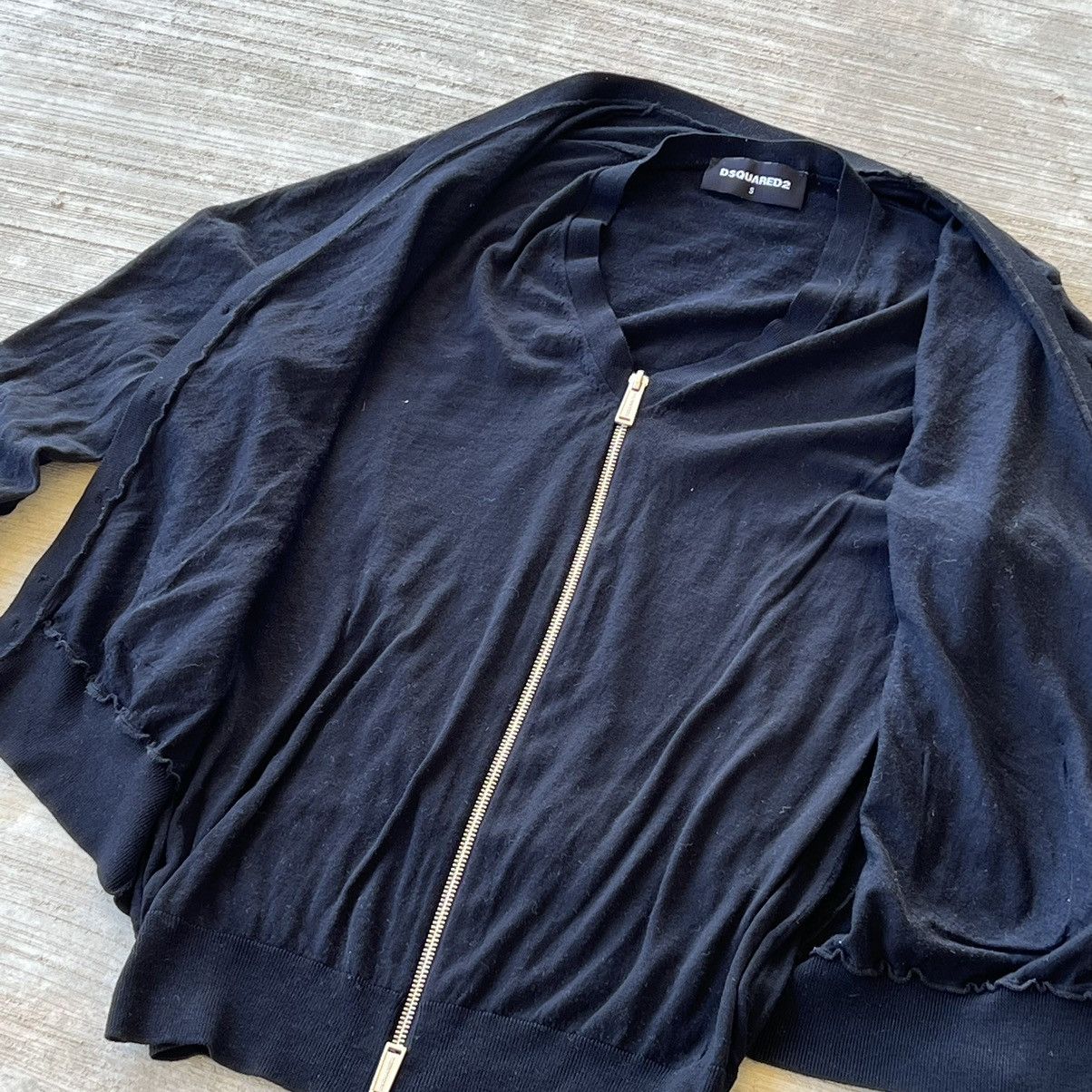 Dsquared2 Dsquared Vintage Zip Sweater Knitwear Size M / US 6-8 / IT 42-44 - 4 Thumbnail