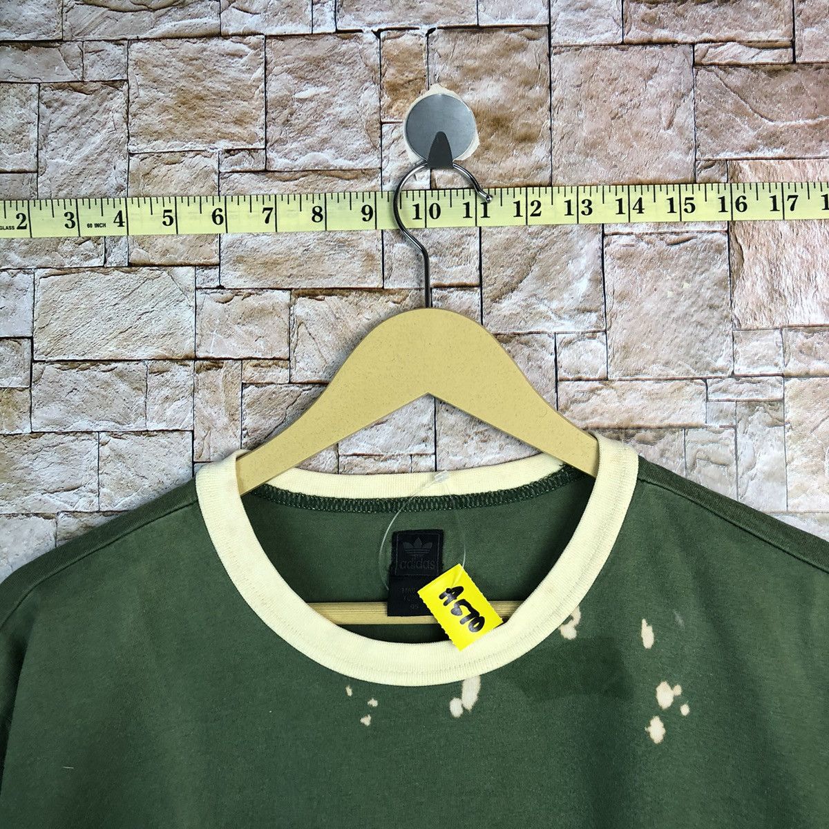 Adidas Adidas vintage ringer Green faded Tee #A570 Size US M / EU 48-50 / 2 - 4 Thumbnail