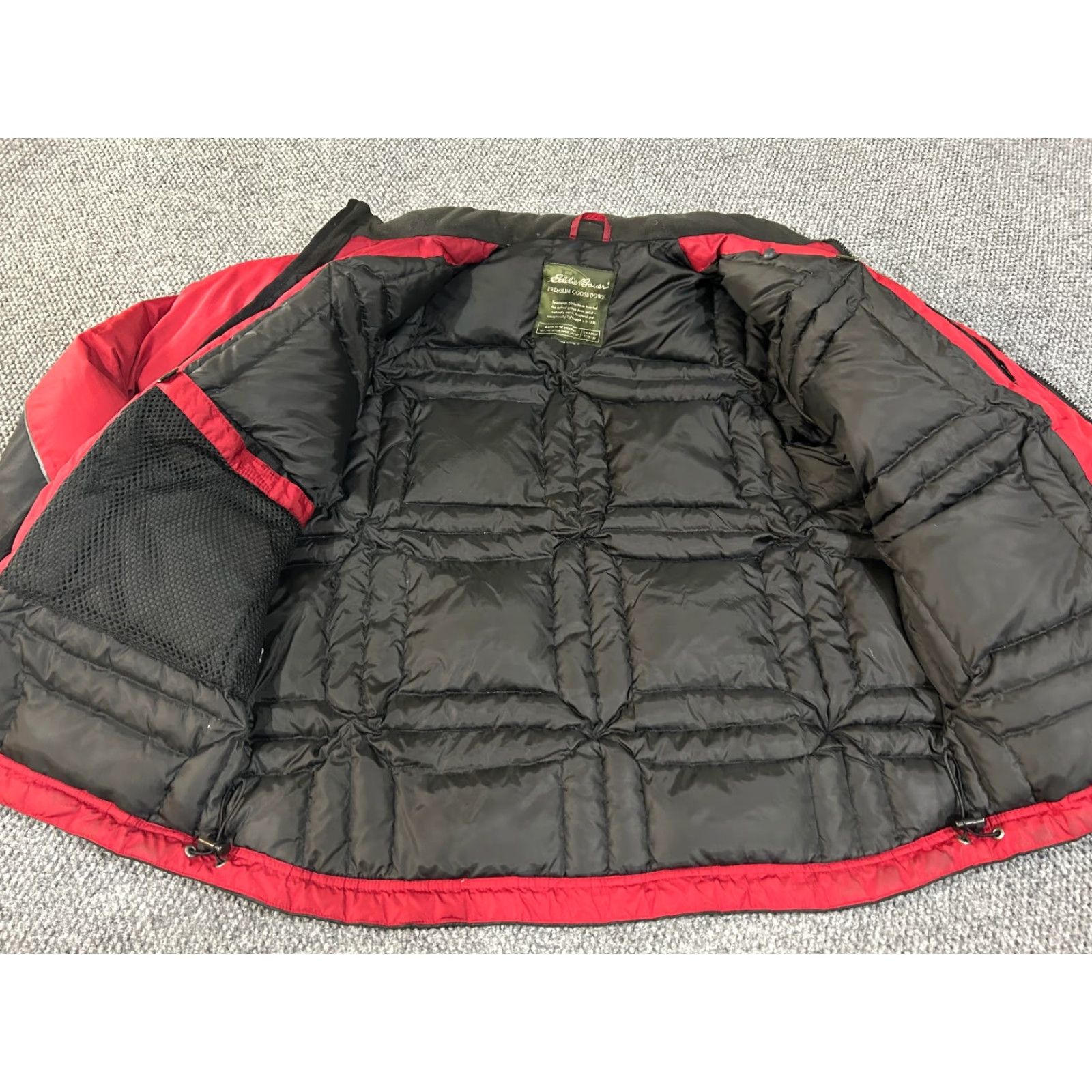 Eddie Bauer Eddie Bauer Puffer Jacket Mens Large Black Red Premium Goose Down Winter Coat Size US L / EU 52-54 / 3 - 6 Thumbnail