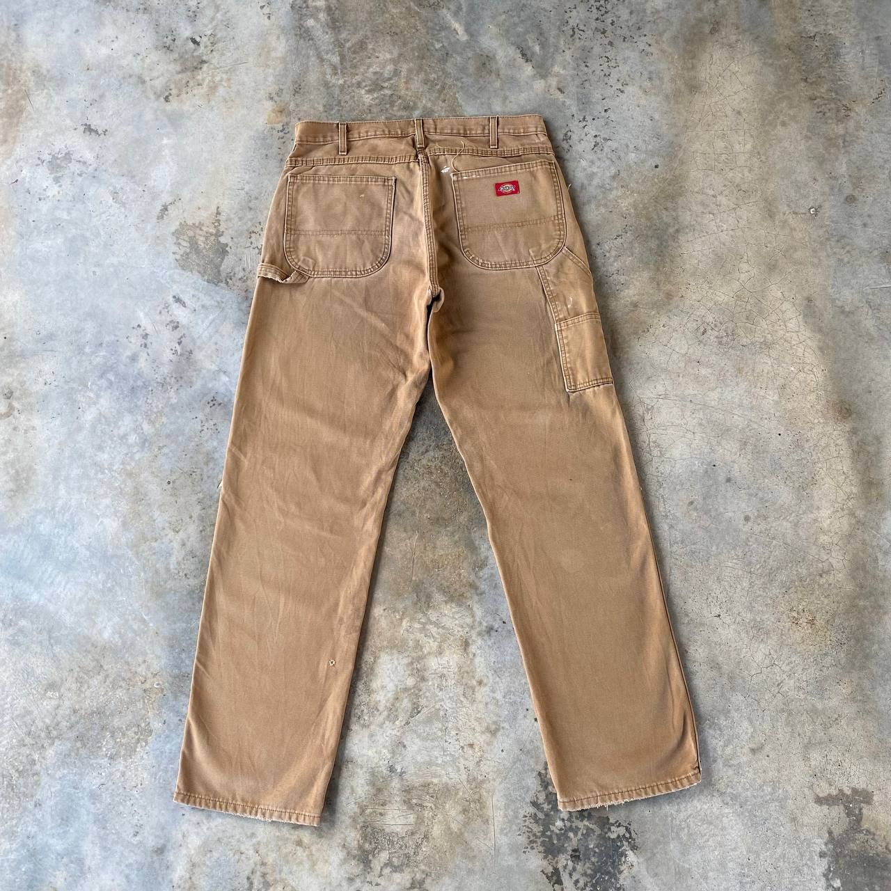 Dickies VINTAGE DICKIES DISTRESSED CARPENTER BROWN DENIM W34X34 Size US 34 / EU 50 - 13 Thumbnail