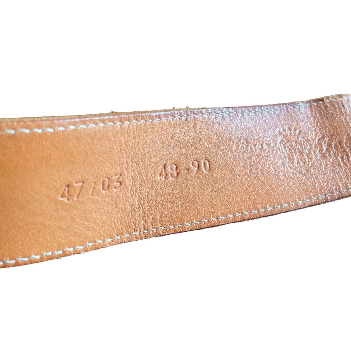 Felisi × Japanese Brand Vintage Felisi Rhinestone Italy Made Leather Belt Size ONE SIZE - 11 Thumbnail