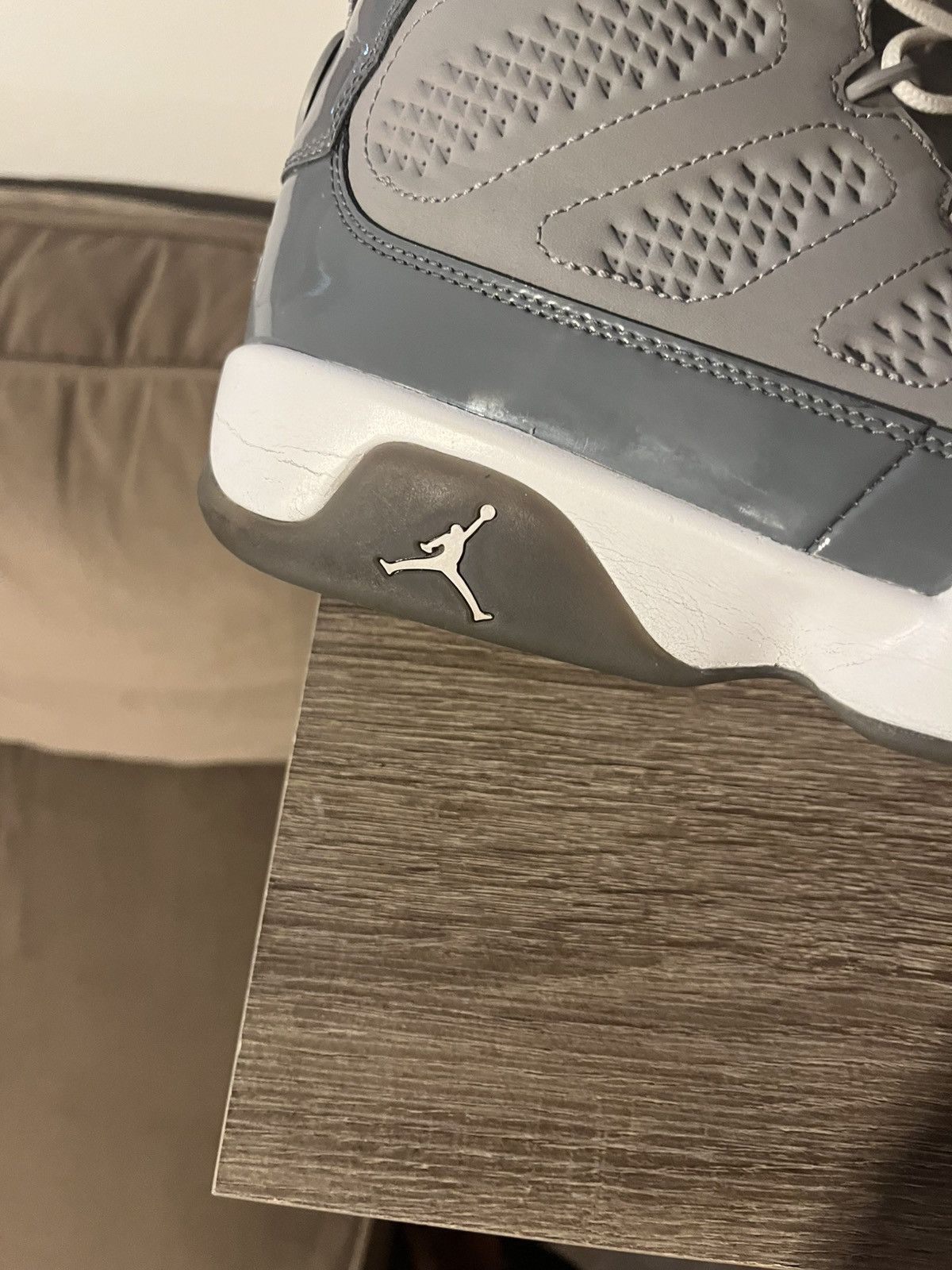 Jordan Brand Air Jordan 9 Retro Cool Grey (2012) Size US 9.5 / EU 42-43 - 5 Thumbnail