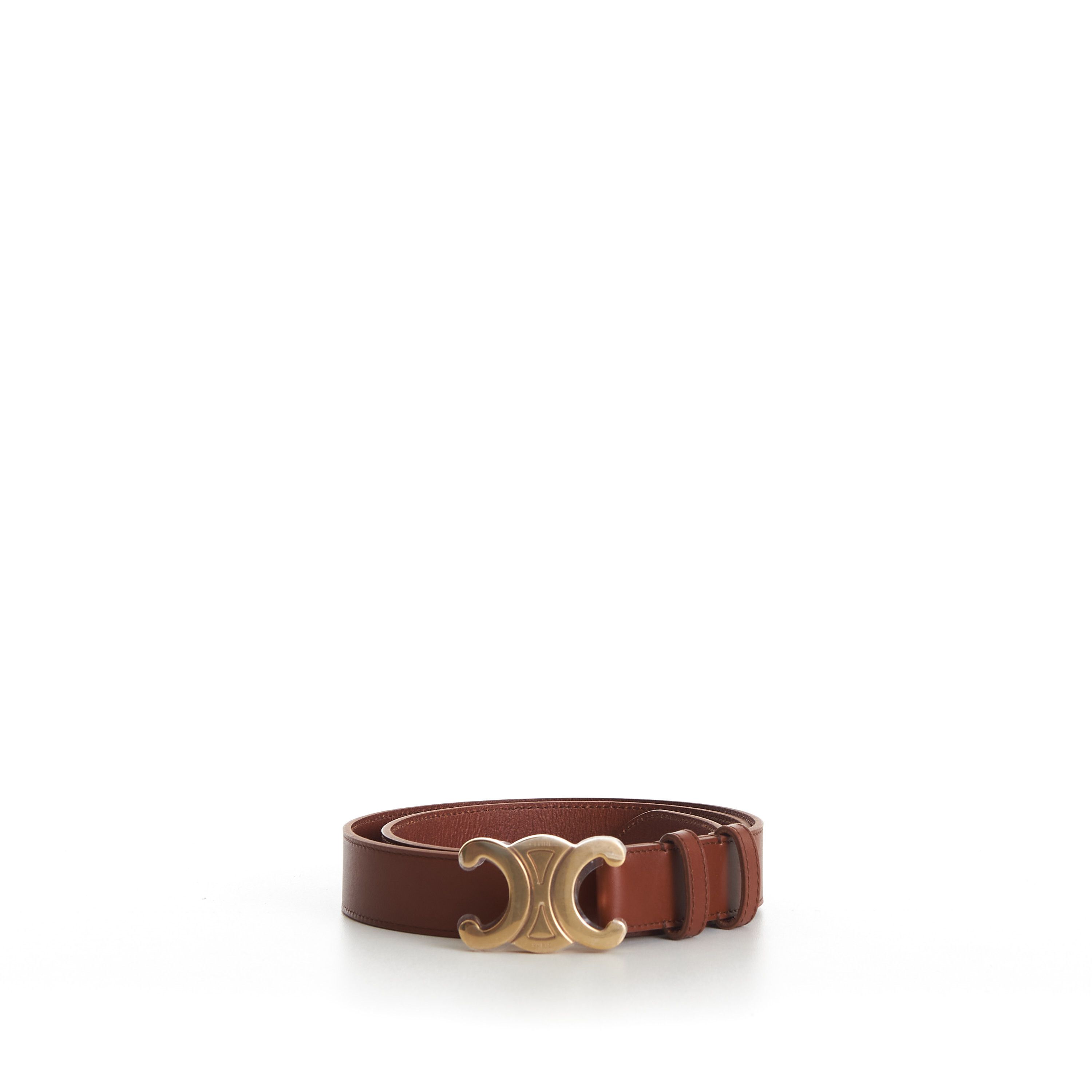 Celine Large Triomphe Buckle Belt - Size 80 Size ONE SIZE - 1 Thumbnail