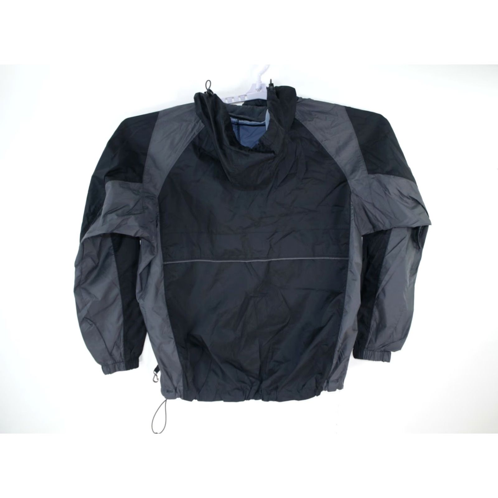 Vintage Columbia Sportswear Full Zip Windbreaker Jacket Men Black Medium Size US M / EU 48-50 / 2 - 2 Thumbnail