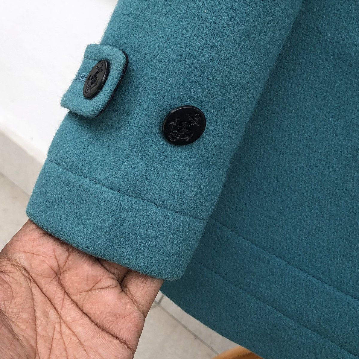 Vintage Ocean Union Work Uniform Wool Hoodie Jacket 🇯🇵
