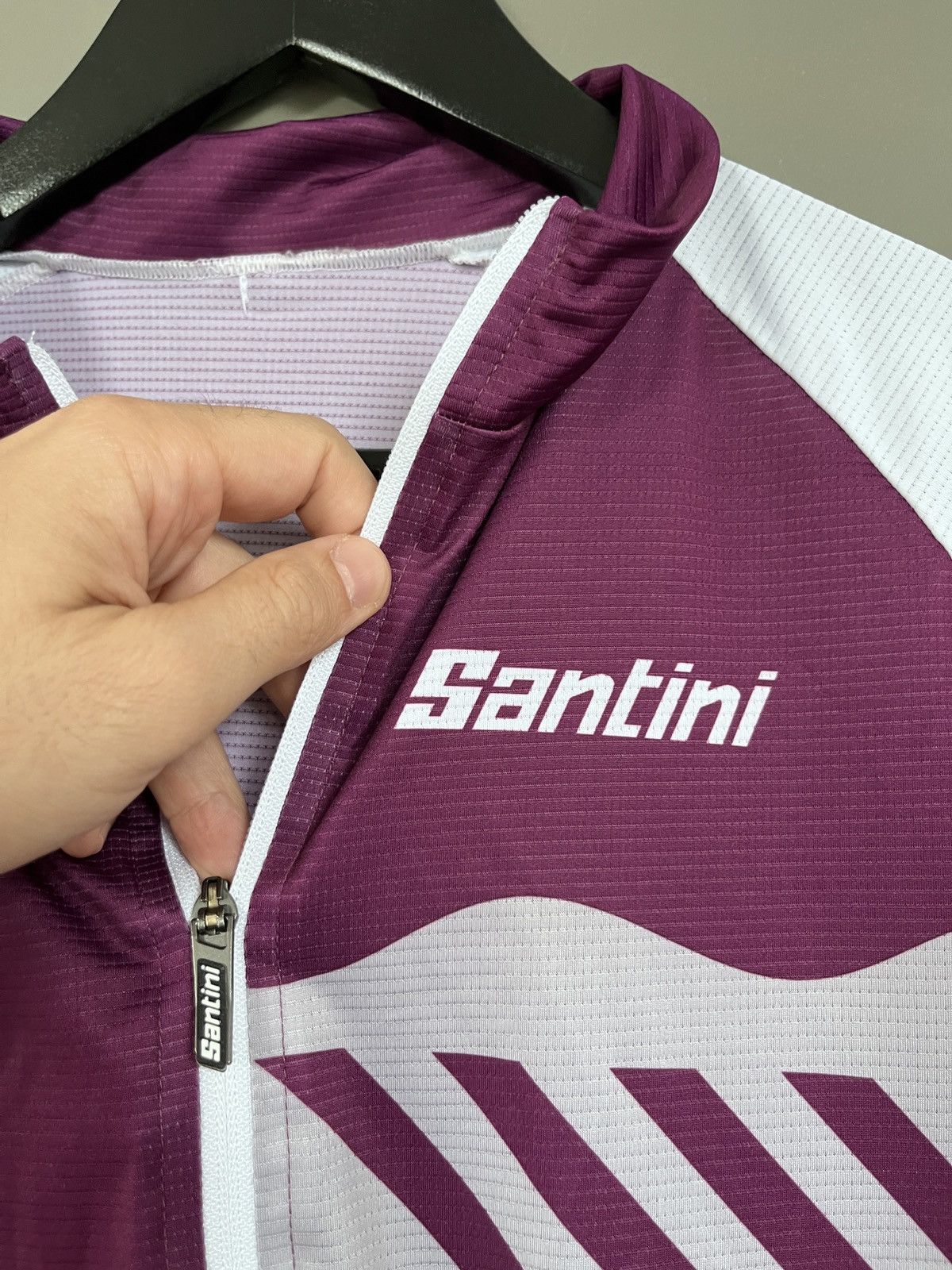 Other Santini SMS Twerenbold Cycling Jersey Size US L / EU 52-54 / 3 - 4 Thumbnail