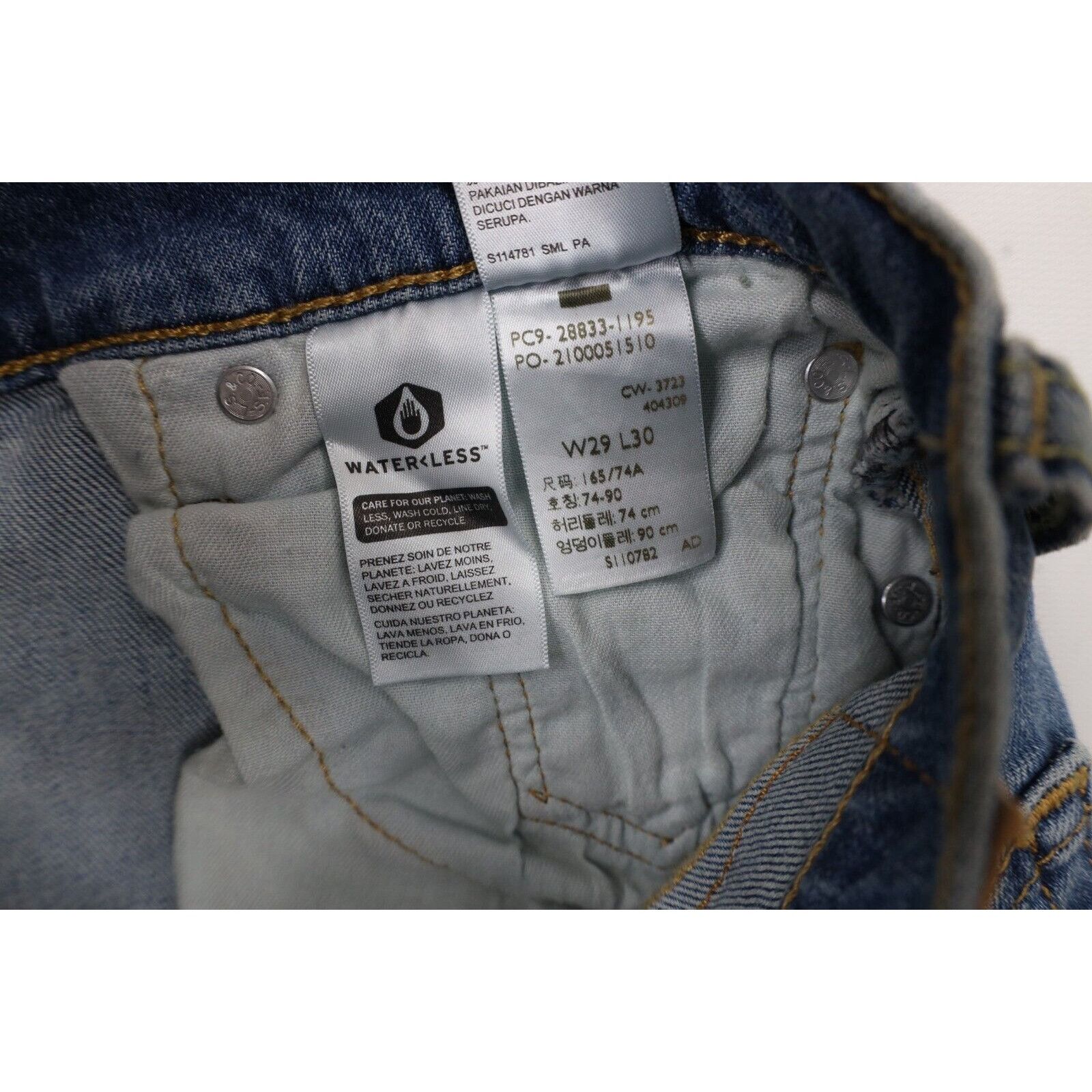 Levi's New Levis 512 Stretch Slim Fit Tapered Leg Denim Jeans Size US 29 - 9 Thumbnail