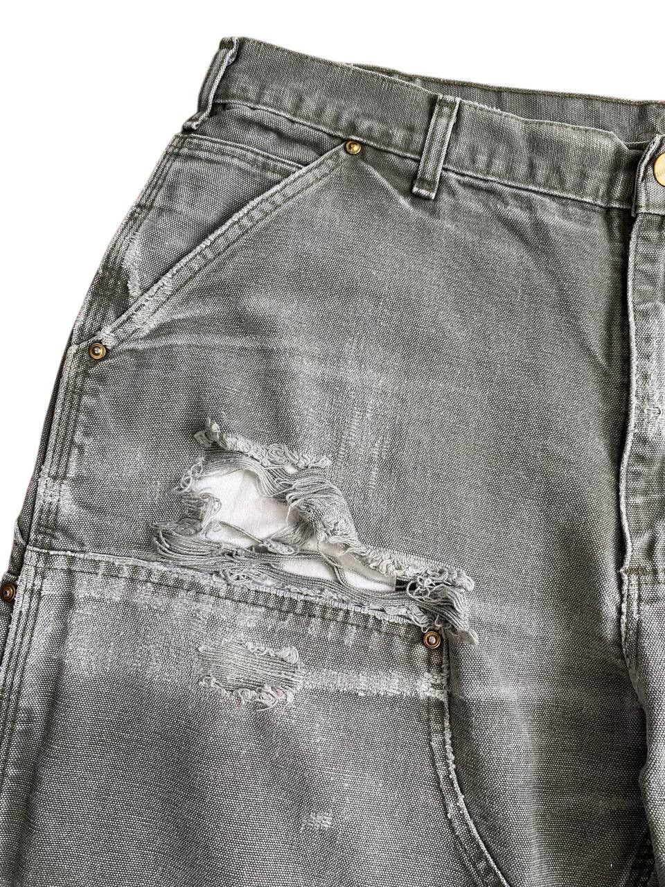 Carhartt Vintage Carharrt USA Distressed Sunfaded Double Knee Size US 38 / EU 54 - 5 Thumbnail