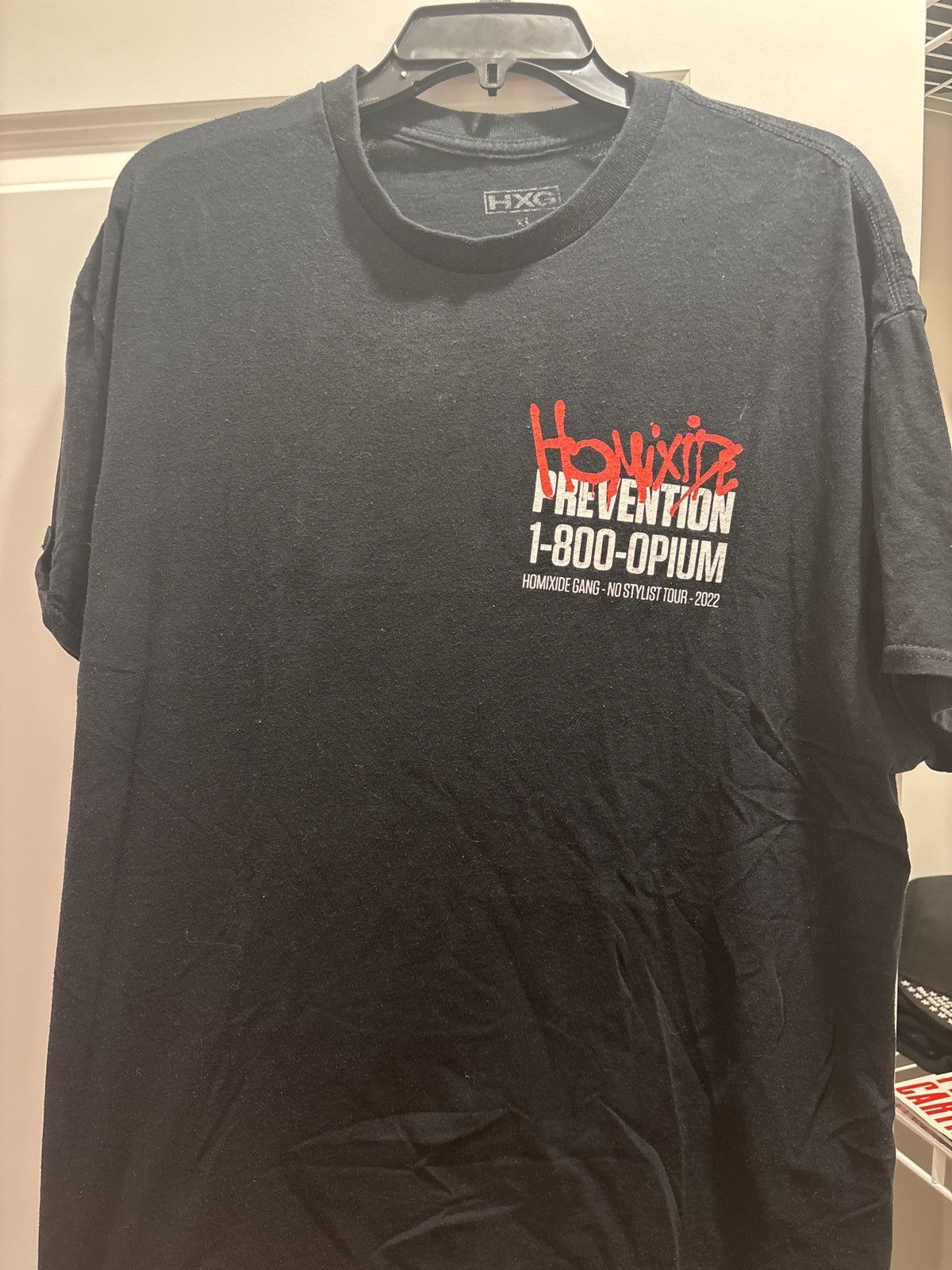 HXG HXG x No Stylist Tour “Homixide Prevention” Tee Size US XL / EU 56 / 4 - 1 Thumbnail