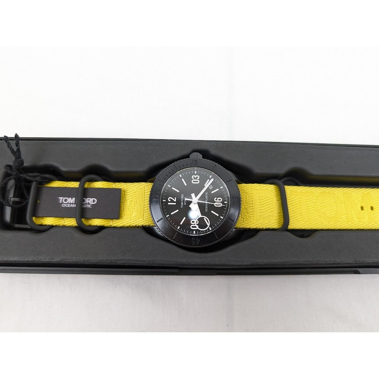 Tom Ford o1rshd1 Size: OS / Plastic Large Case Sports Watch in Yellow Size ONE SIZE - 3 Thumbnail