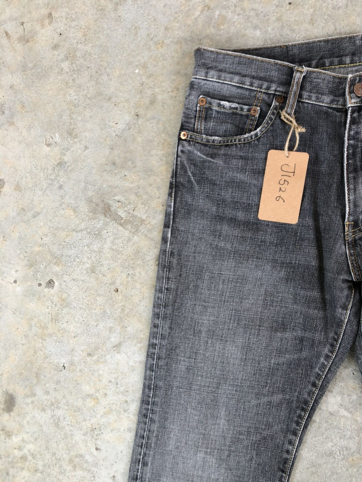 If Six Was Nine Japanese Uniqlo Flared Jeans Bootcut Distressed Jeans Size US 32 / EU 48 - 4 Thumbnail