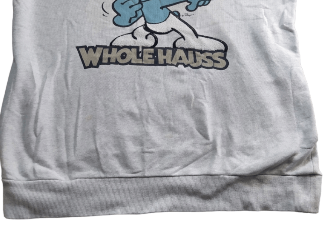 Vintage The Smurf x Whole Hauss Sweatshirt Size US XL / EU 56 / 4 - 4 Thumbnail