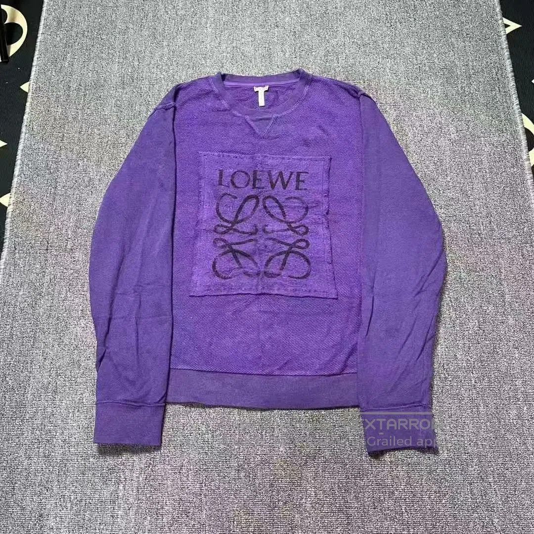 Loewe Loewe Purple Long Sleeve Logo Sweater. Size US M / EU 48-50 / 2 - 1 Thumbnail