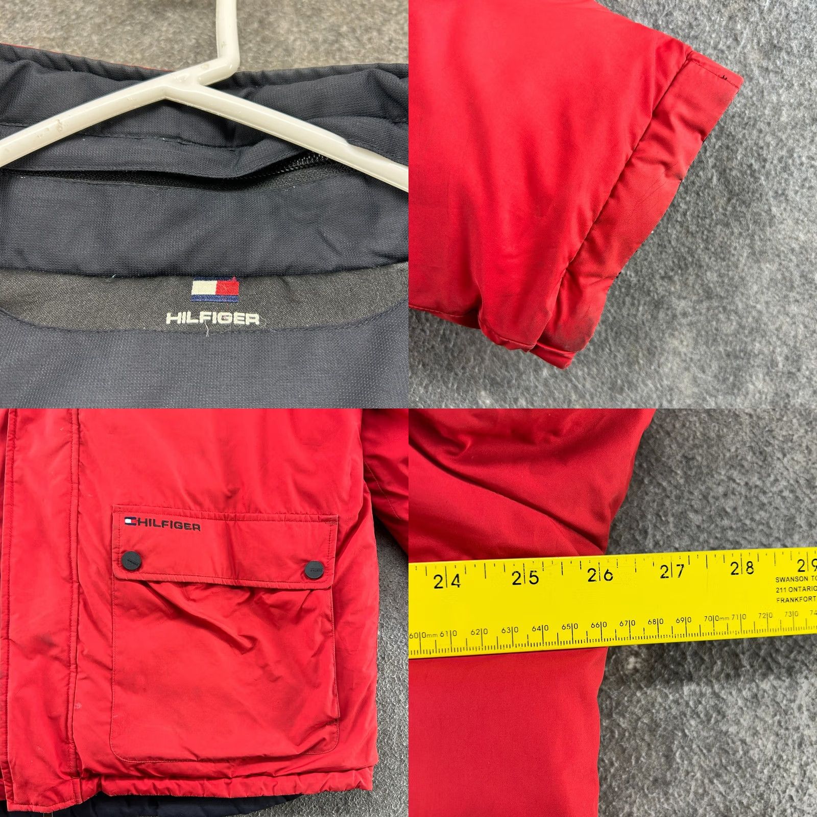 Tommy Hilfiger VINTAGE Tommy Hilfiger Jacket Mens M Black Reversible Puffer Down Parka 90s Hiking Outdoor Size US M / EU 48-50 / 2 - 10 Thumbnail