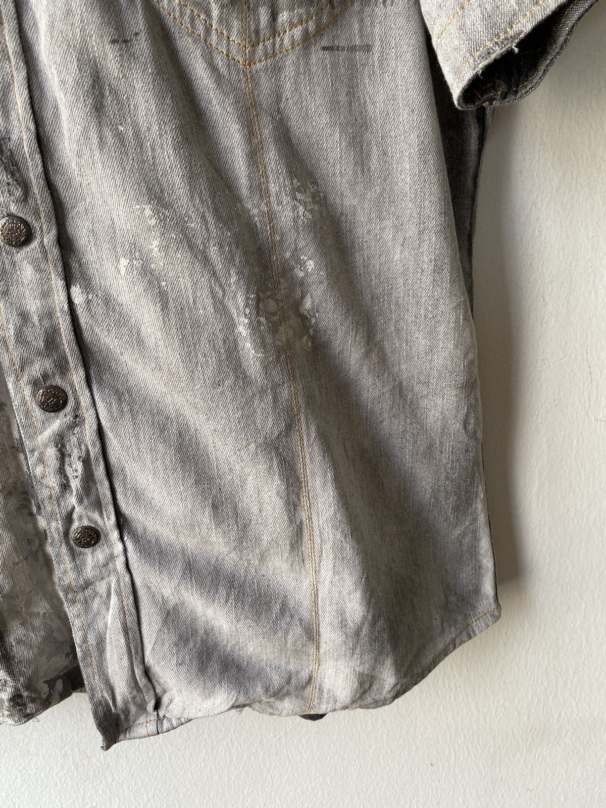 In The Attic × Japanese Brand In The Attic Removable Hoodie Design Distressed Shirt Size US M / EU 48-50 / 2 - 13 Thumbnail
