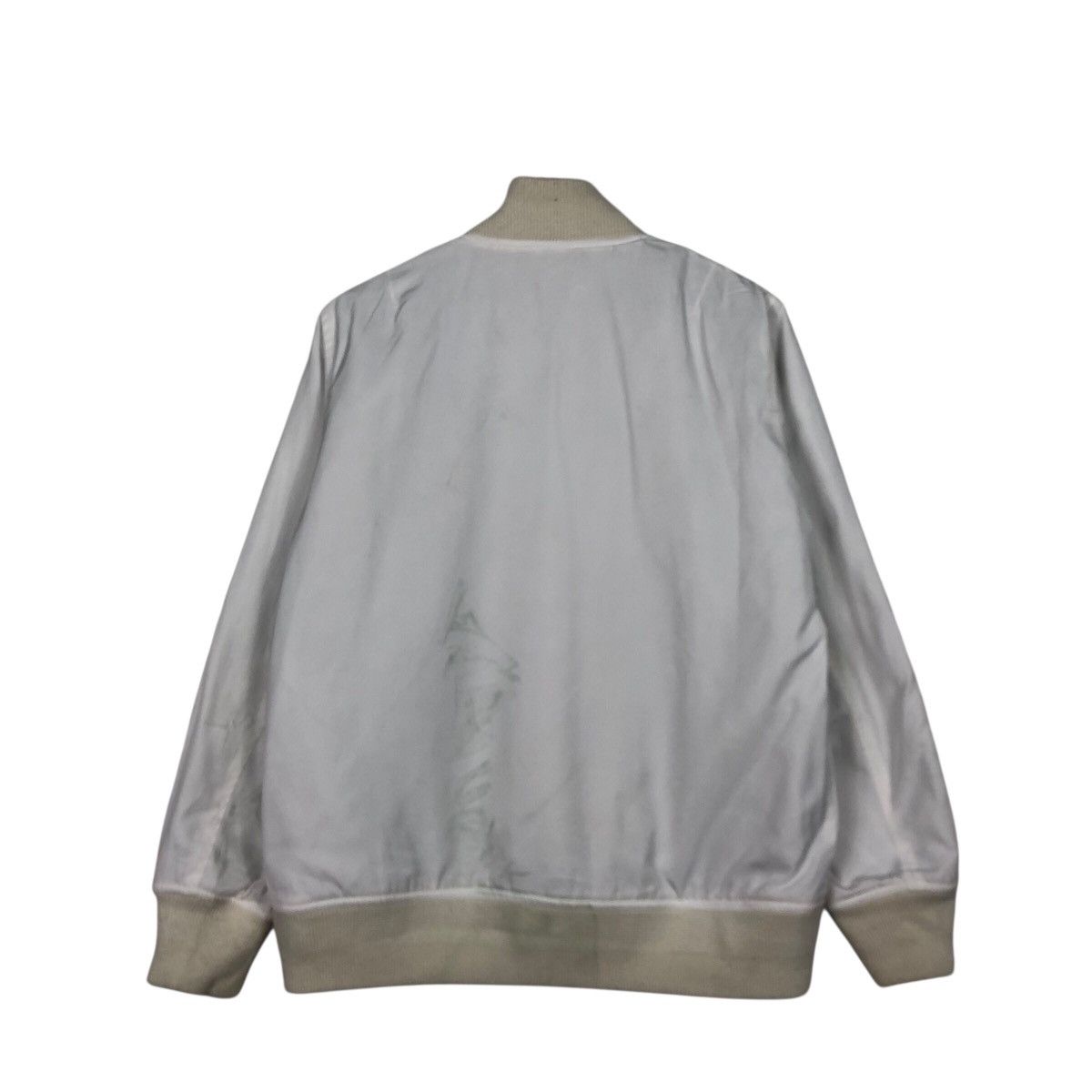 Japanese Brand 📌Rich White Vtg Bomber Jacket Urban Research Issey Miyake Size US M / EU 48-50 / 2 - 9 Thumbnail