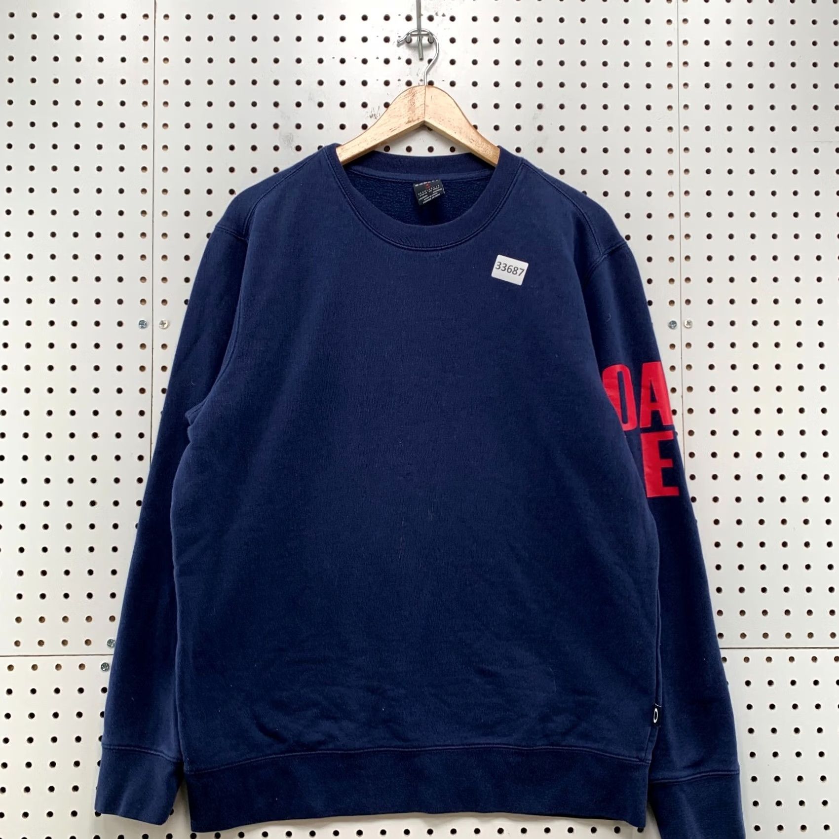 Oakley Oakley Shirt Mens L Blue Sweatshirt Red Spellout Long Sleeve Crewneck 23x28 Size US L / EU 52-54 / 3 - 2 Thumbnail