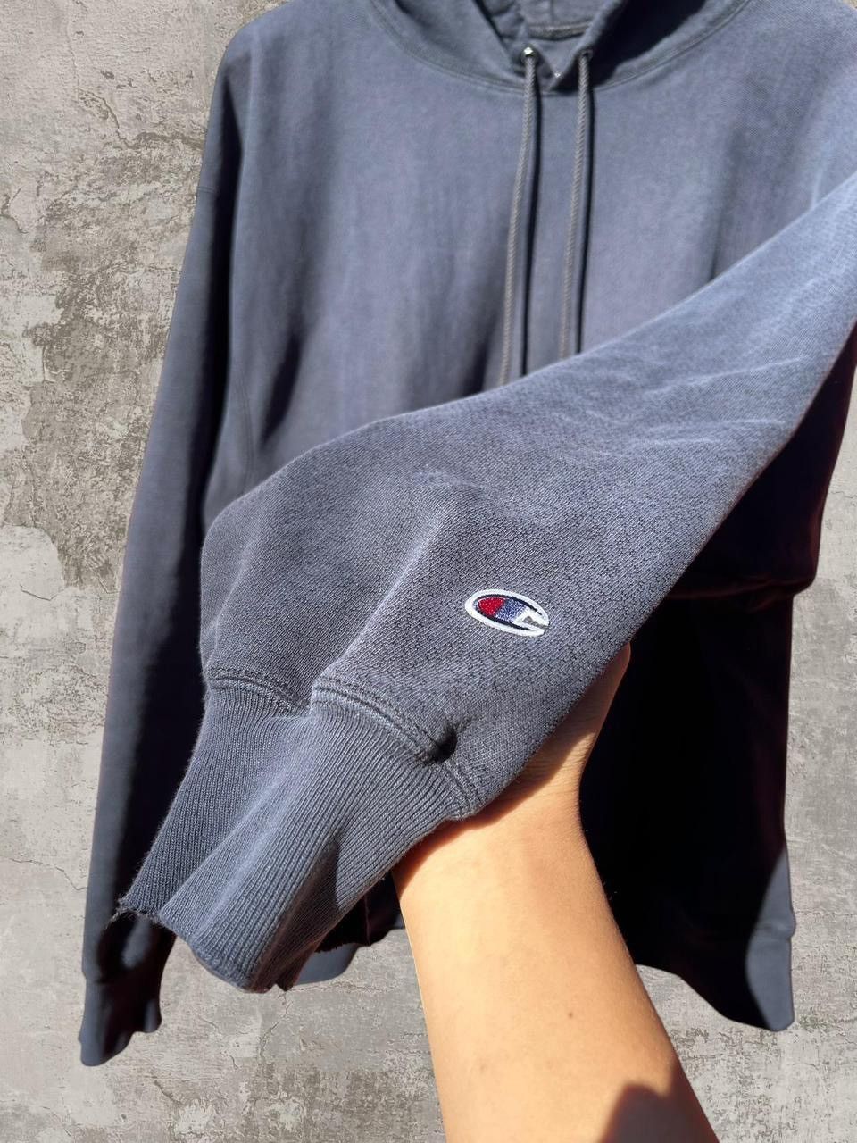 Champion Vintage Faded Navy Champion Reverse Weave Hoodie Men’s XL Size US XL / EU 56 / 4 - 3 Thumbnail