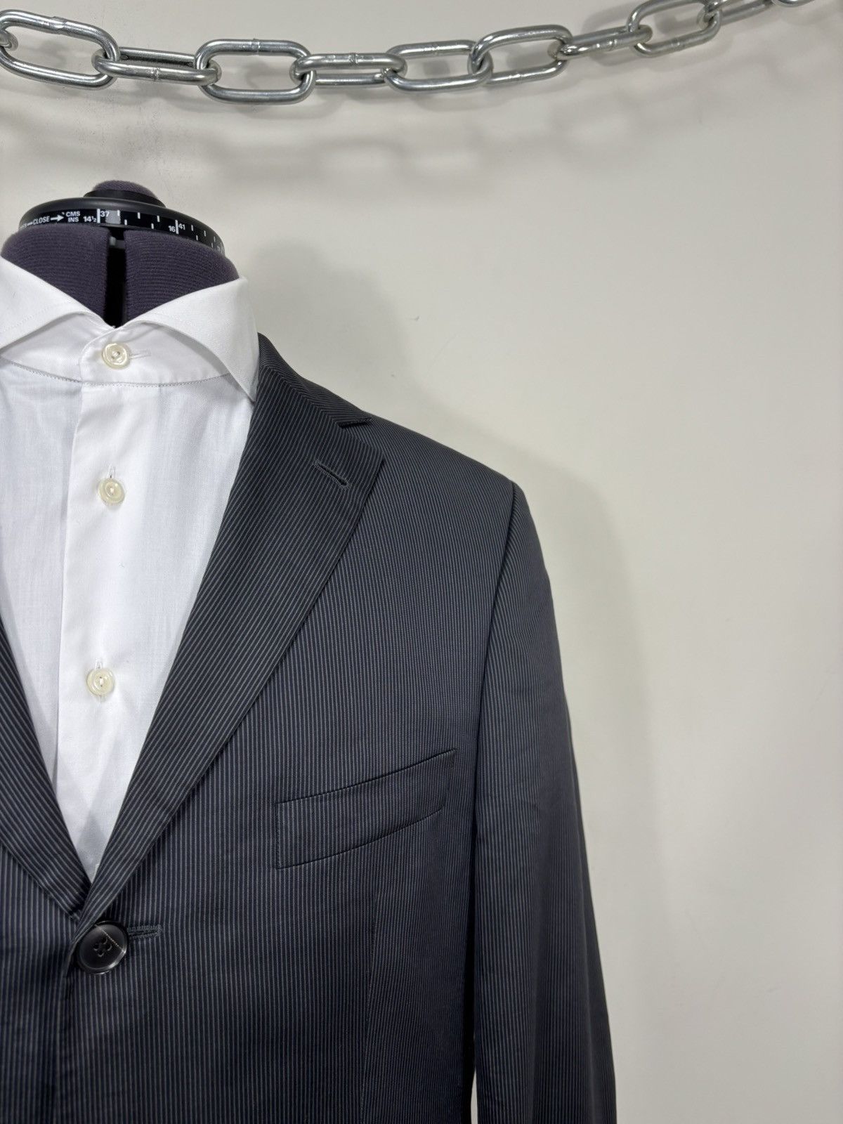 Hugo Boss Hugo Boss Rossellini/Movie Men’s 2-Piece Gray Silk Suit Size 40R - 3 Thumbnail