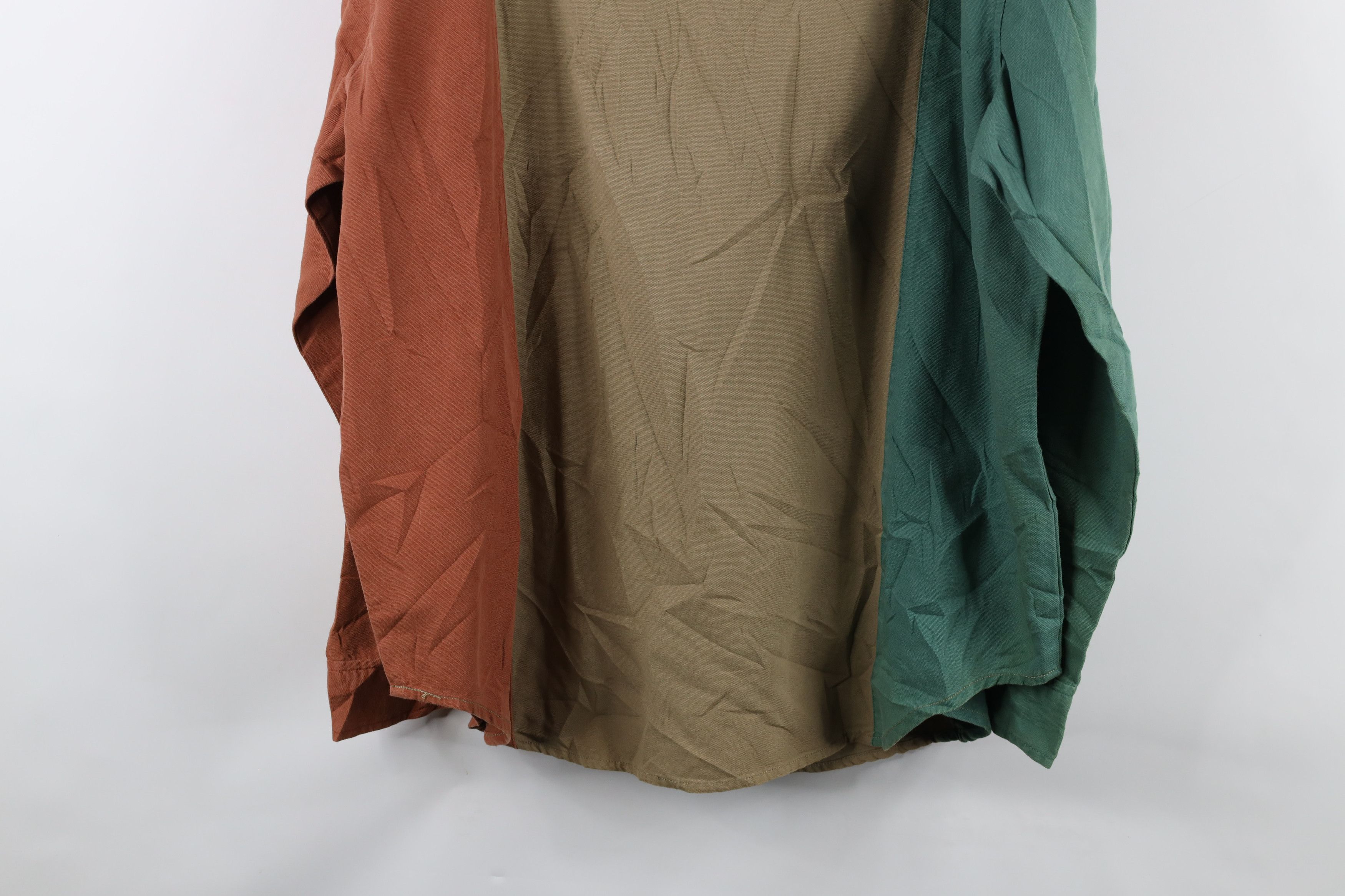 L.L. Bean × Vintage Vintage 90s LL Bean Block Collared Button Down Polo Shirt Size US L / EU 52-54 / 3 - 10 Thumbnail