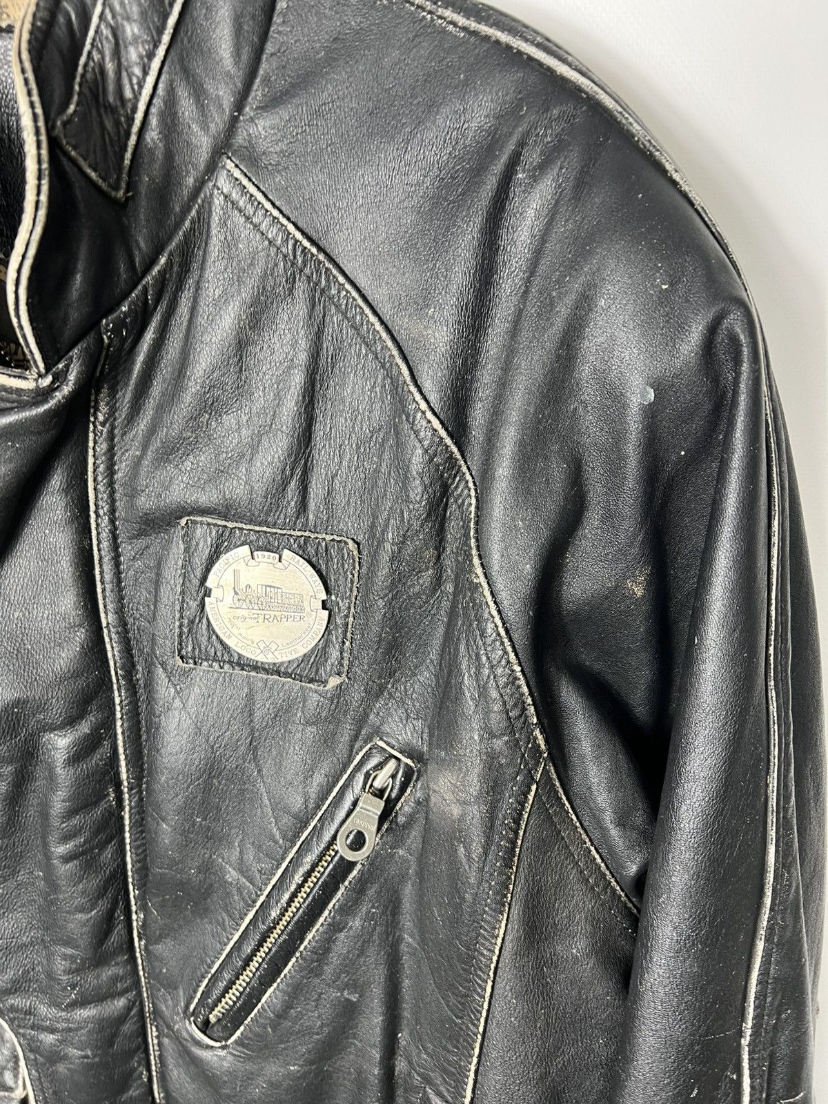 Indian Motorcycle Vintage very rare Indian Motorcycles Trapper Leather Jacket Size US M / EU 48-50 / 2 - 7 Thumbnail