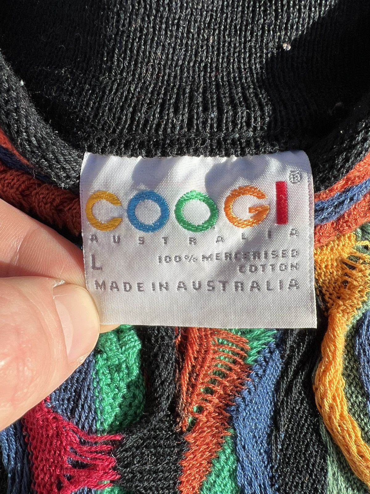 Coogi × Vintage Vintage Coogi Mercerized Knit Sweater Size US L / EU 52-54 / 3 - 4 Thumbnail