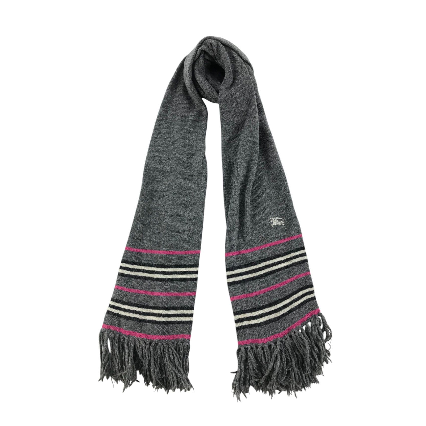 Burberry × Vintage Burberry Scarf / Muffler / Neckwear - WW2695 Size ONE SIZE - 1 Thumbnail