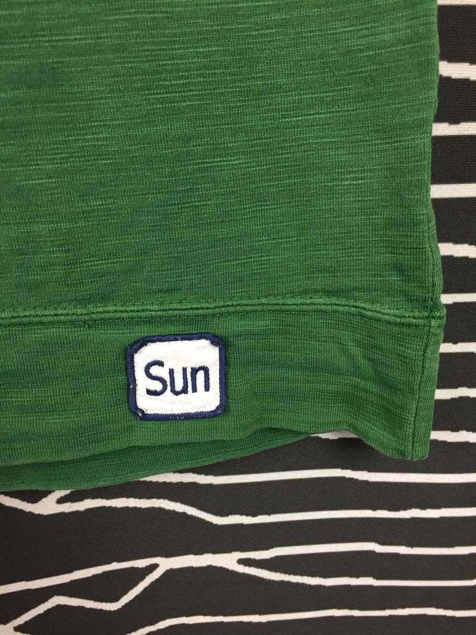 Japanese Brand U.M.I. Sunrise "How Zit" Surf Aesthetic Slub Knit Tee Size US L / EU 52-54 / 3 - 4 Thumbnail