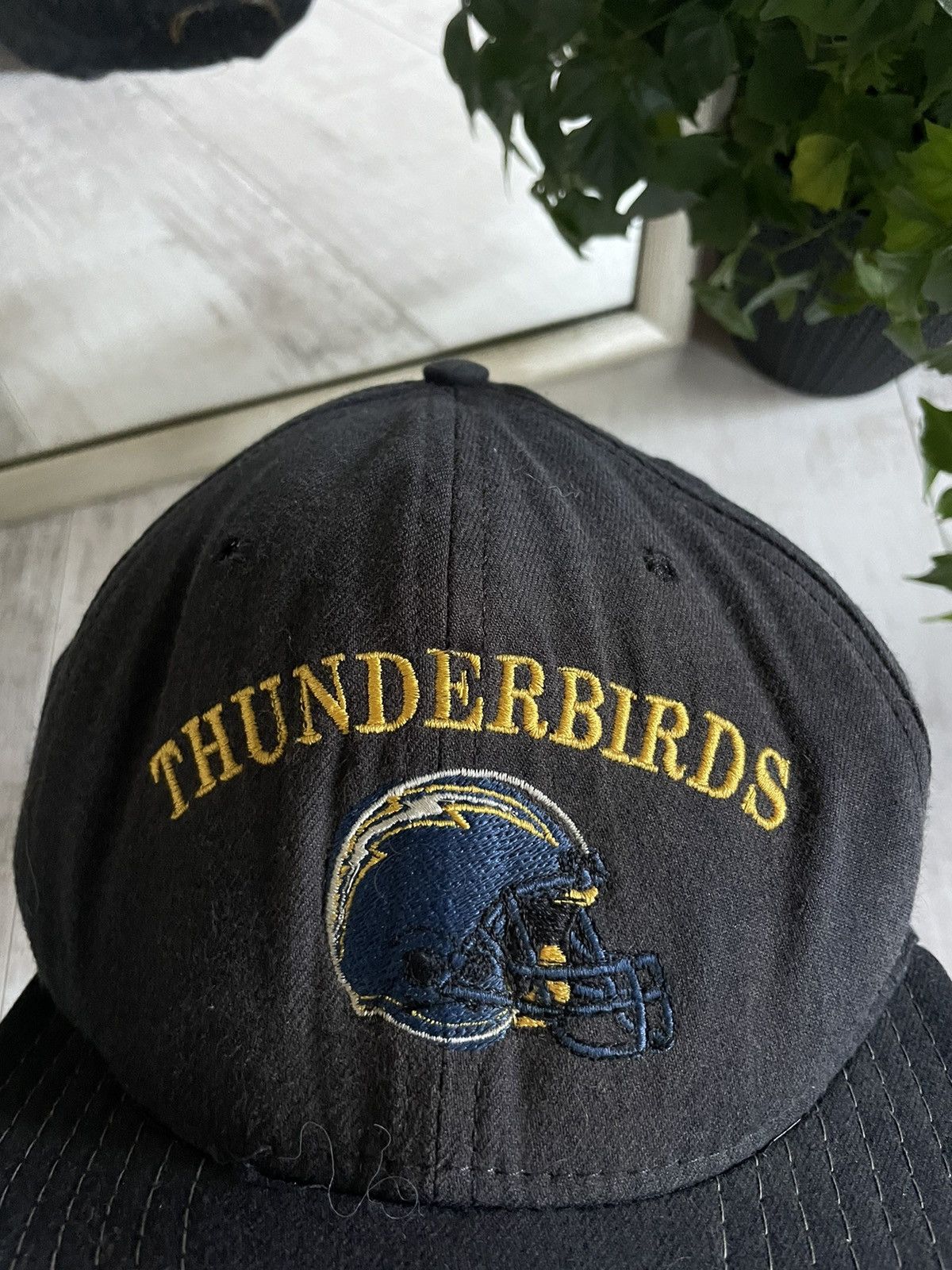 NHL × Vintage Vintage Thunderbirds 90’s Hockey Cap Hats Fade Sun RARE Size ONE SIZE - 3 Thumbnail