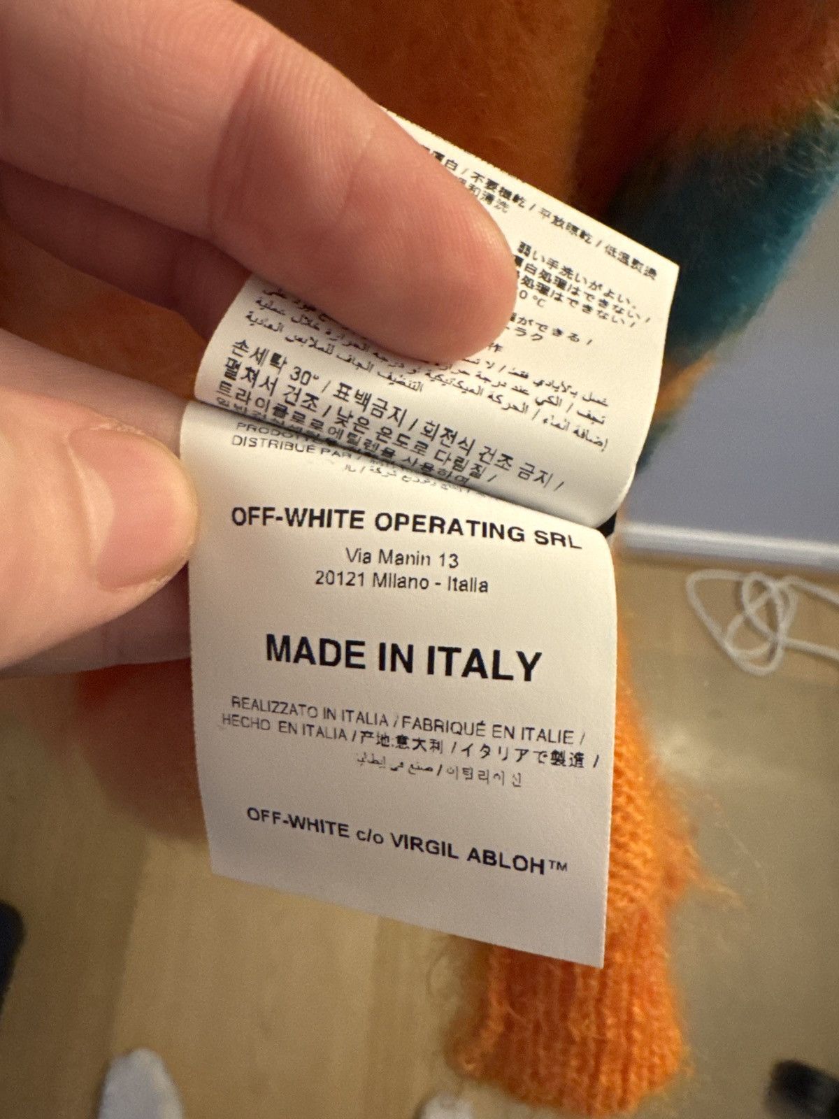 Off-White Off-White LogoJacquard Mohair-Blend Sweater Size US M / EU 48-50 / 2 - 8 Thumbnail