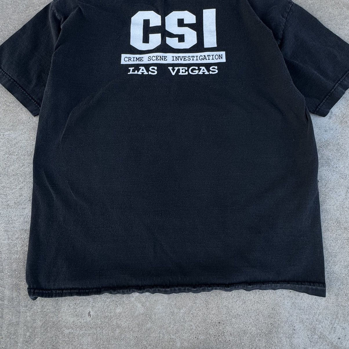 Affliction × JNCO Vintage 90s Black And White Humor CSI Vegas Graphic Tee L Size US XL / EU 56 / 4 - 9 Thumbnail