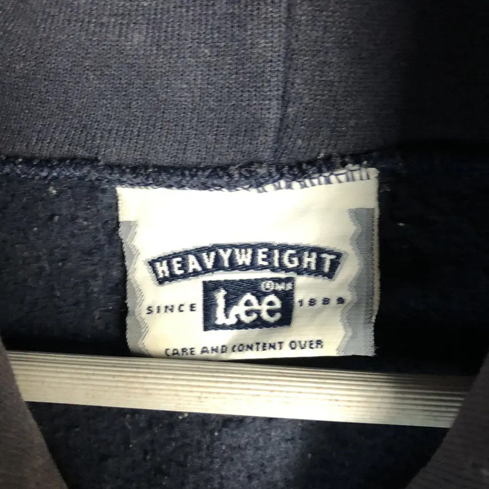 Lee DL Lee New York vintage Dark Blue Hoodie #A285 Size US XL / EU 56 / 4 - 11 Thumbnail