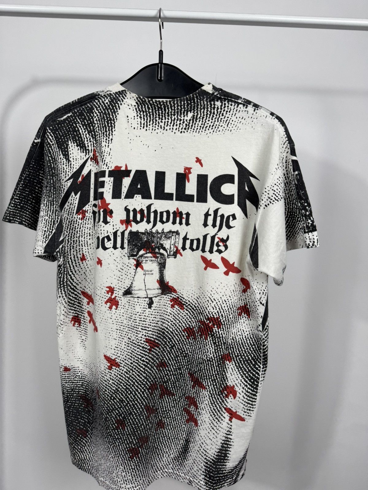 Metallica Metallica All Over Print T Shirt Raven Graphic 2013 Band M Size US M / EU 48-50 / 2 - 14 Thumbnail
