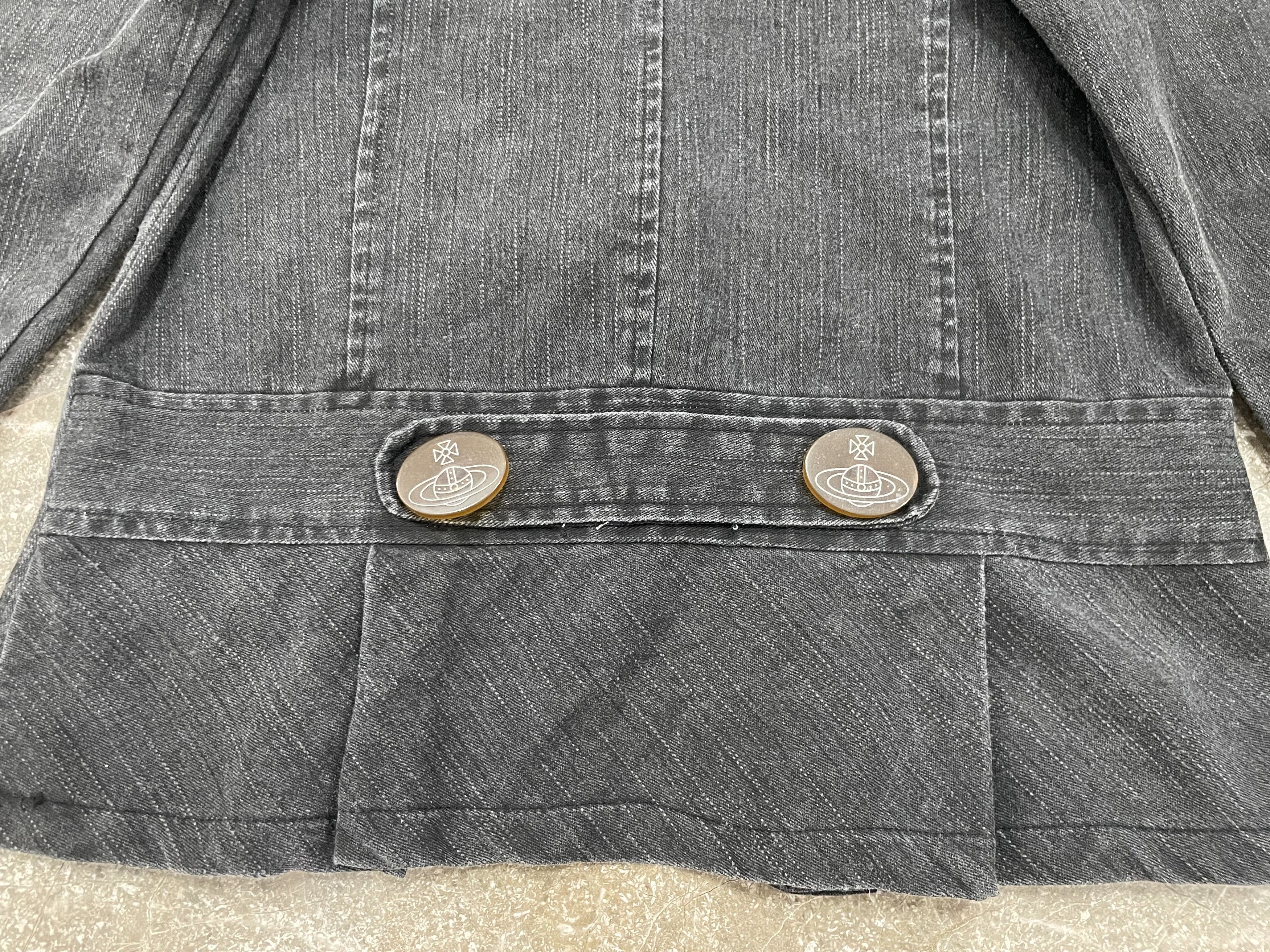 Vivienne Westwood Vivienne Westwood Red Label Denim Blazer - Y2k Size M / US 6-8 / IT 42-44 - 10 Thumbnail