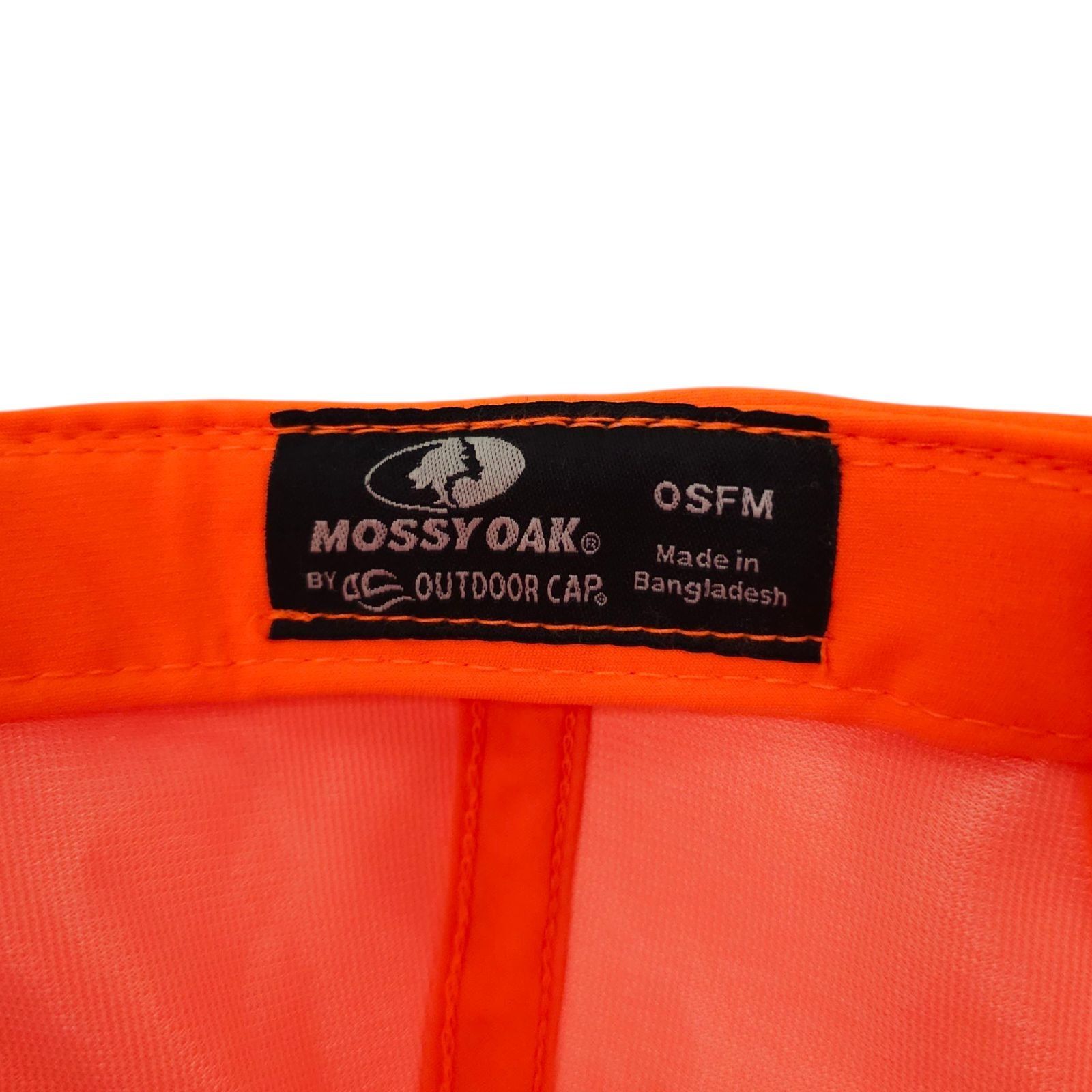 Other Mossy Oak Blaze Orange Strapback Cap Logo Hat Trucker Baseba Size ONE SIZE - 8 Thumbnail