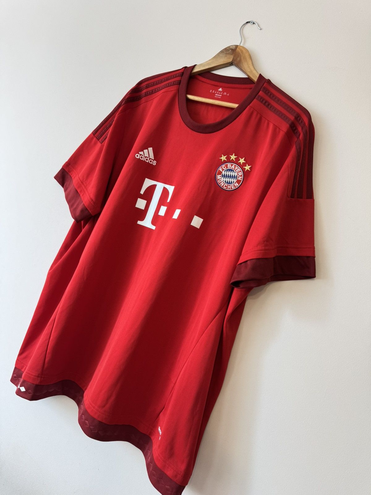 Adidas Bayern Munich 2015-2016 Home Soccer Jersey Football Shirt Size US XXL / EU 58 / 5 - 3 Thumbnail