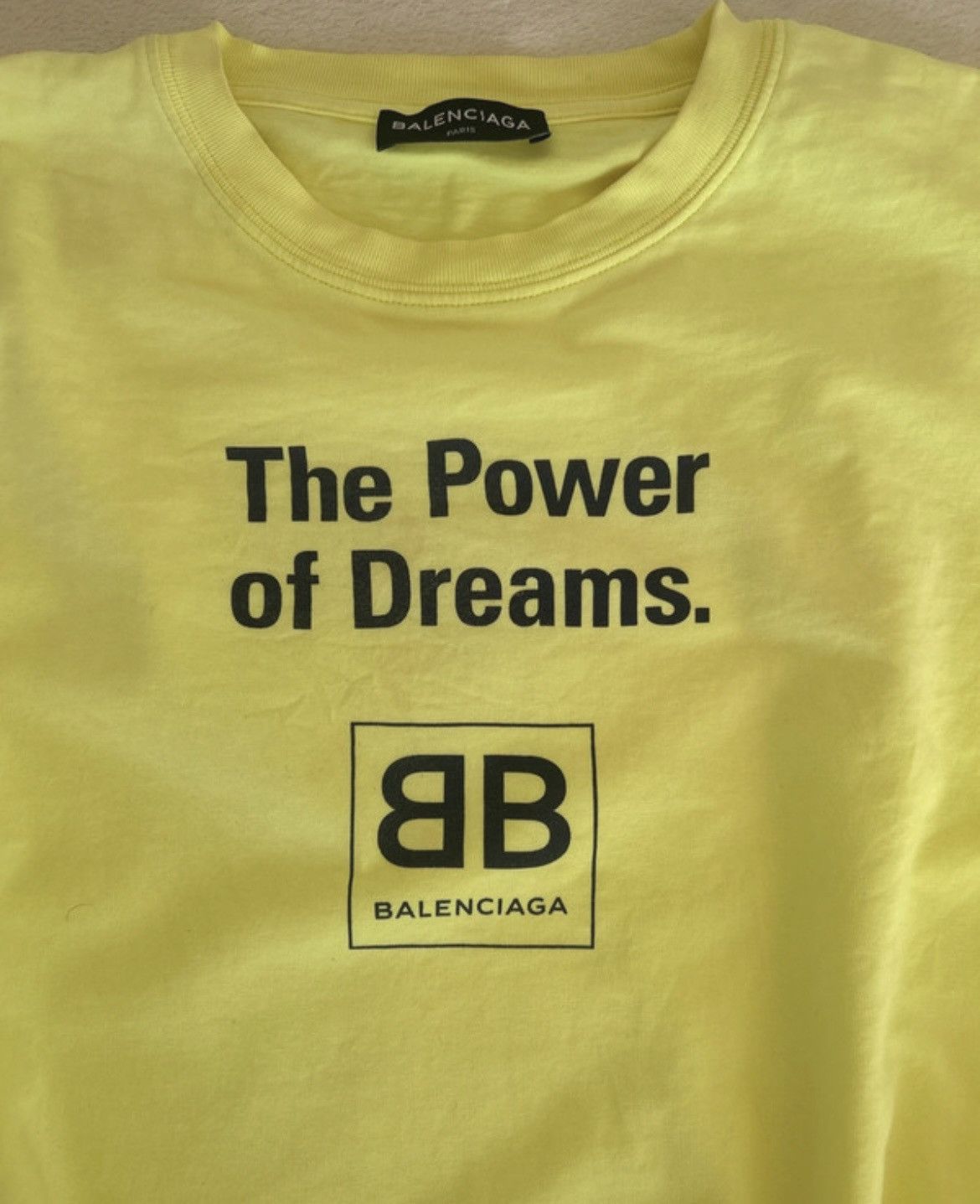 Balenciaga Balenciaga Shirt „The Power of Dreams“ Size US S / EU 44-46 / 1 - 3 Thumbnail