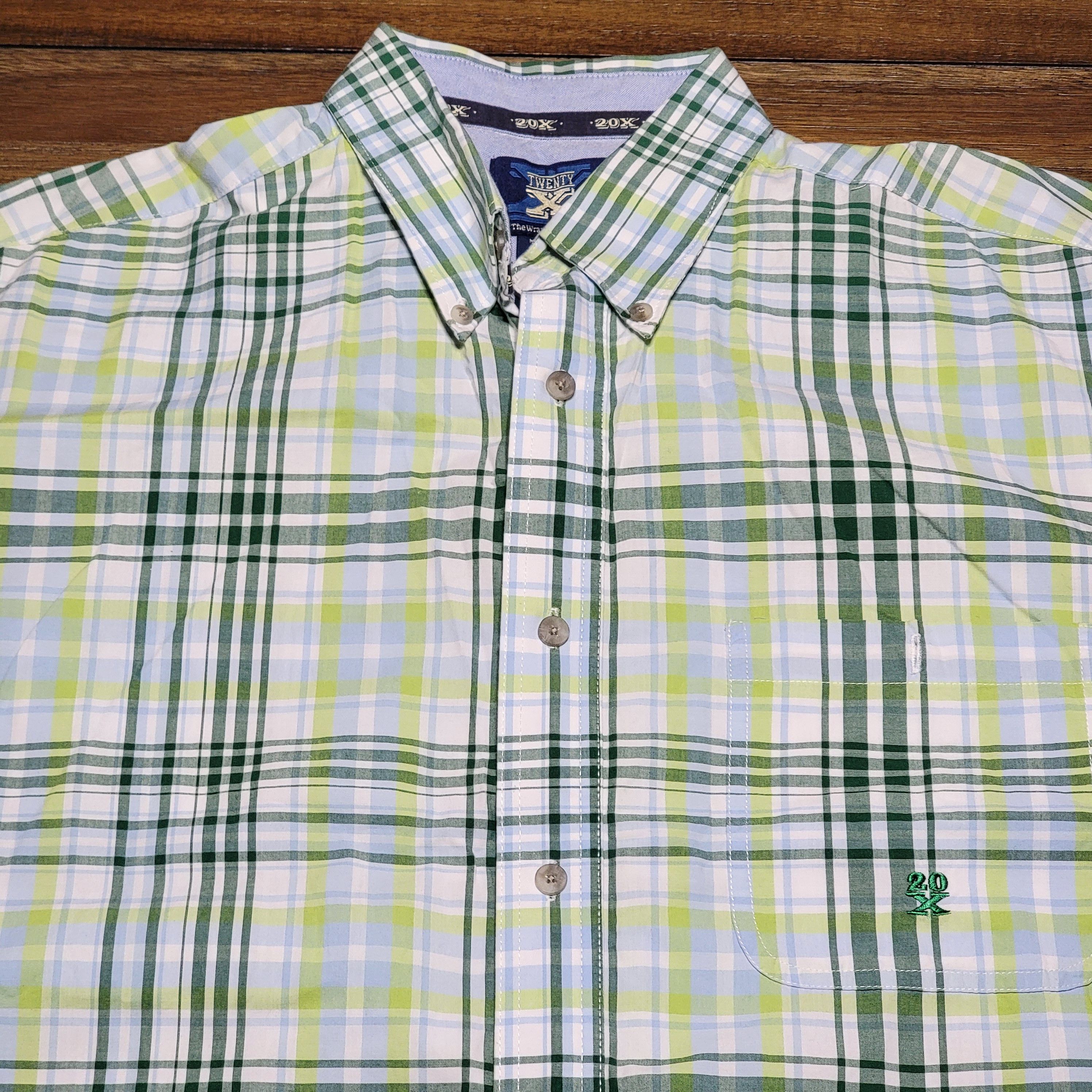 Wrangler Wrangler 20X Full Button LS Shirt - Size Large Size US L / EU 52-54 / 3 - 2 Thumbnail