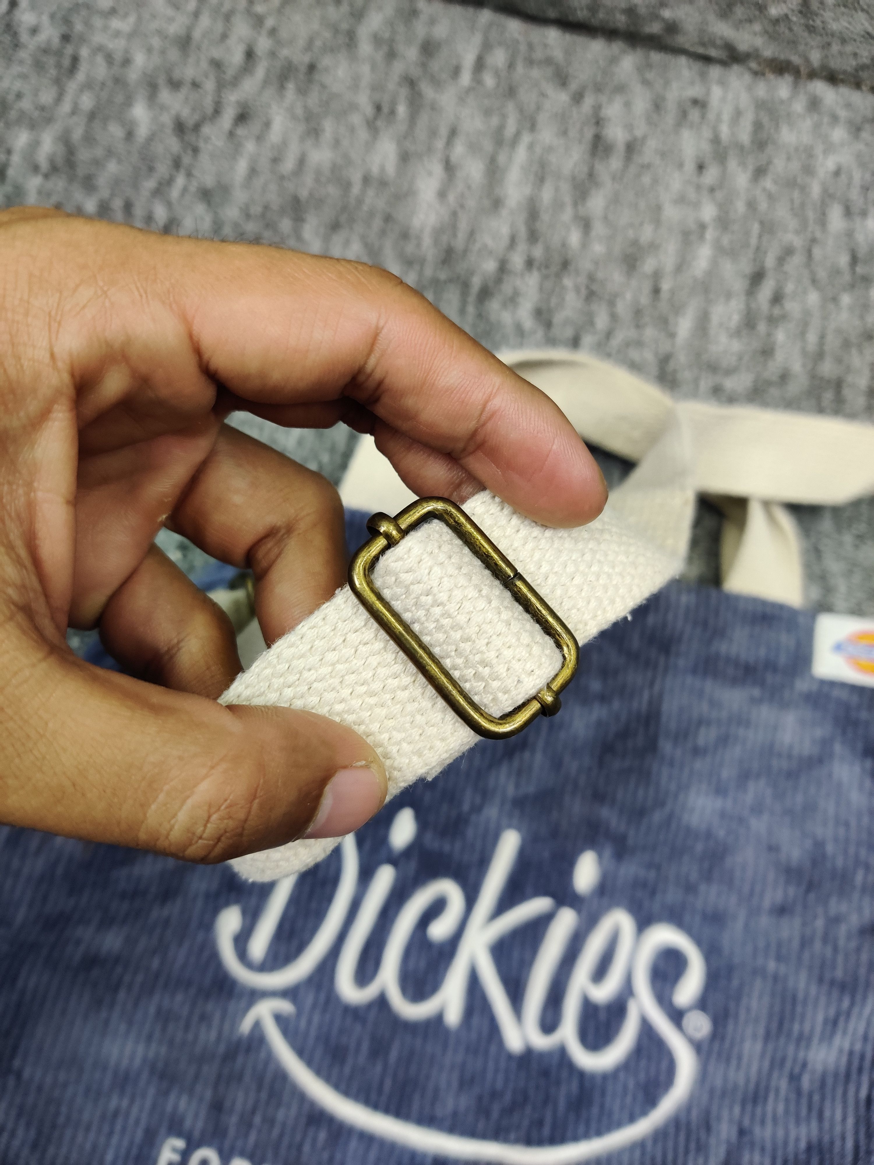 Dickies Vintage Dickies Blue Corduroy 2 way Tote Bag Size ONE SIZE - 4 Thumbnail