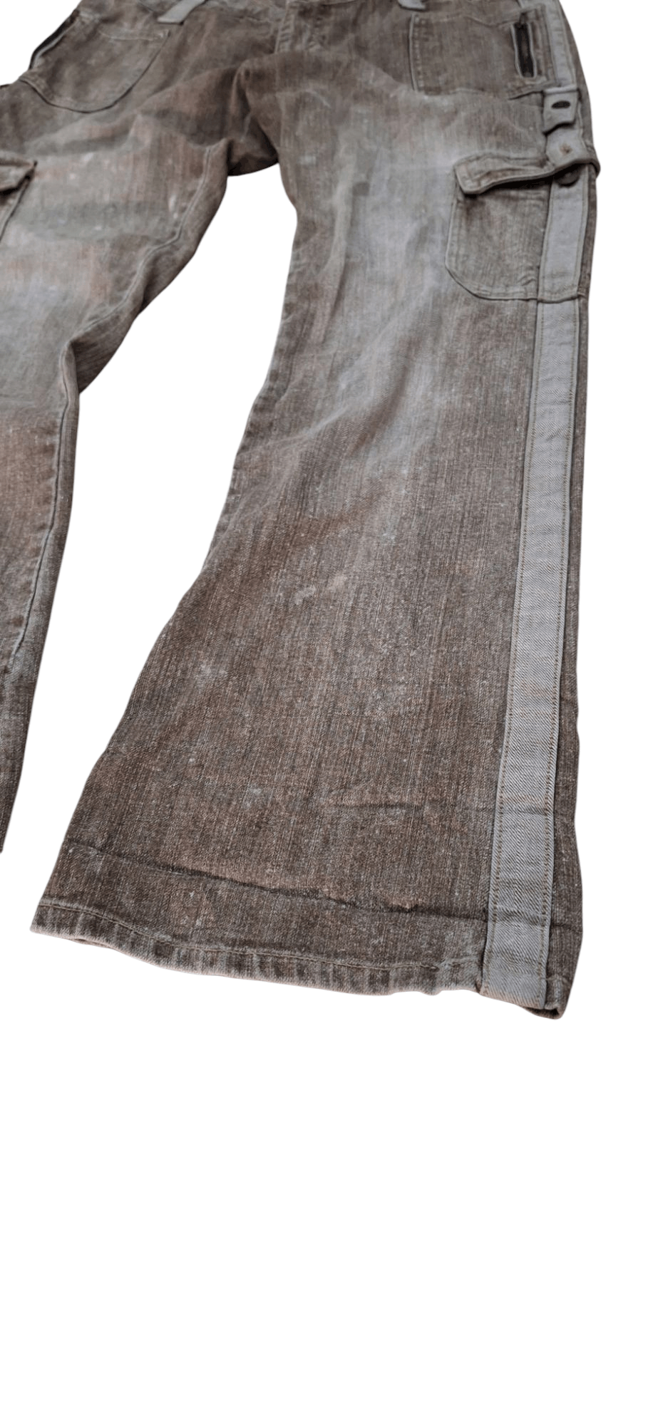 If Six Was Nine Japanese Brand Oririns Cargo Six Pockets Flared Denim Size US 32 / EU 48 - 4 Thumbnail